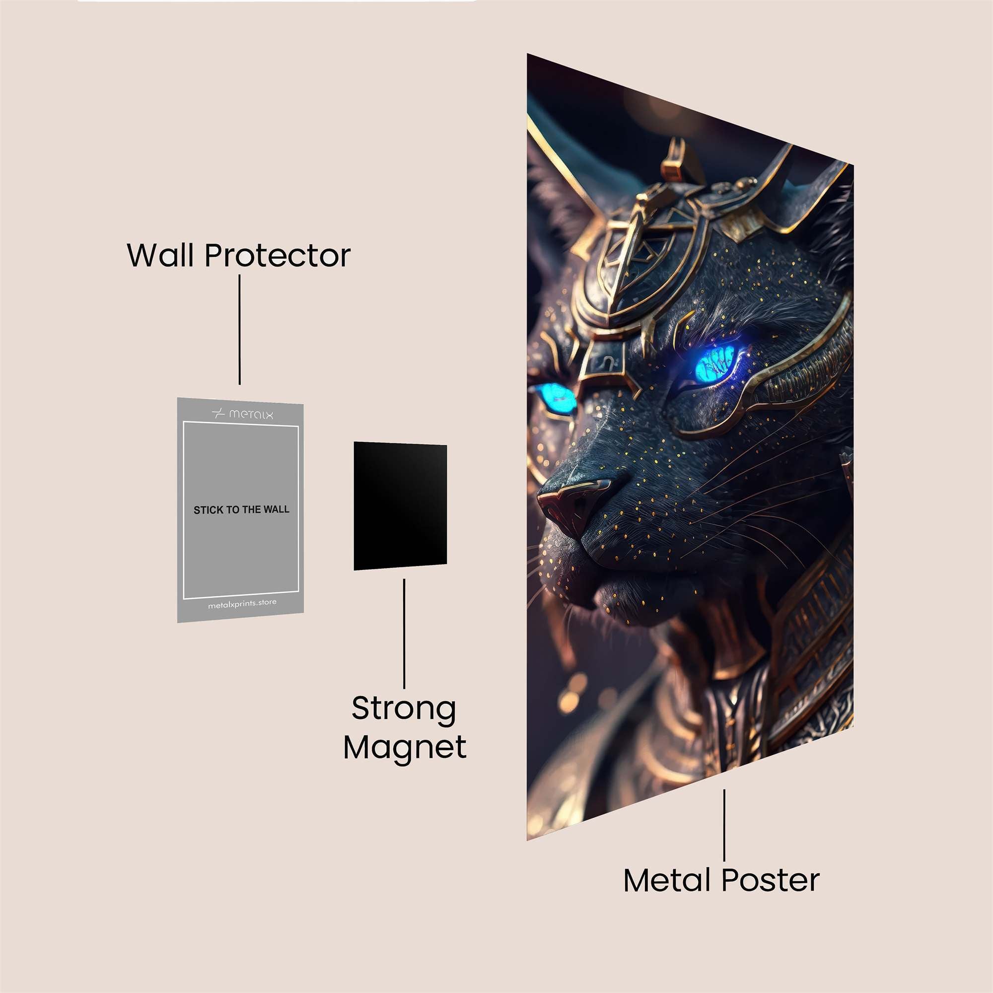 Bastet Majestic Safe Wall Magnetic / M