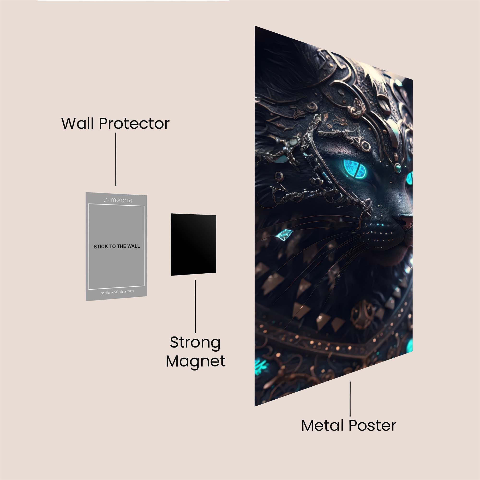 Mystical Pharaoh Safe Wall Magnetic / M