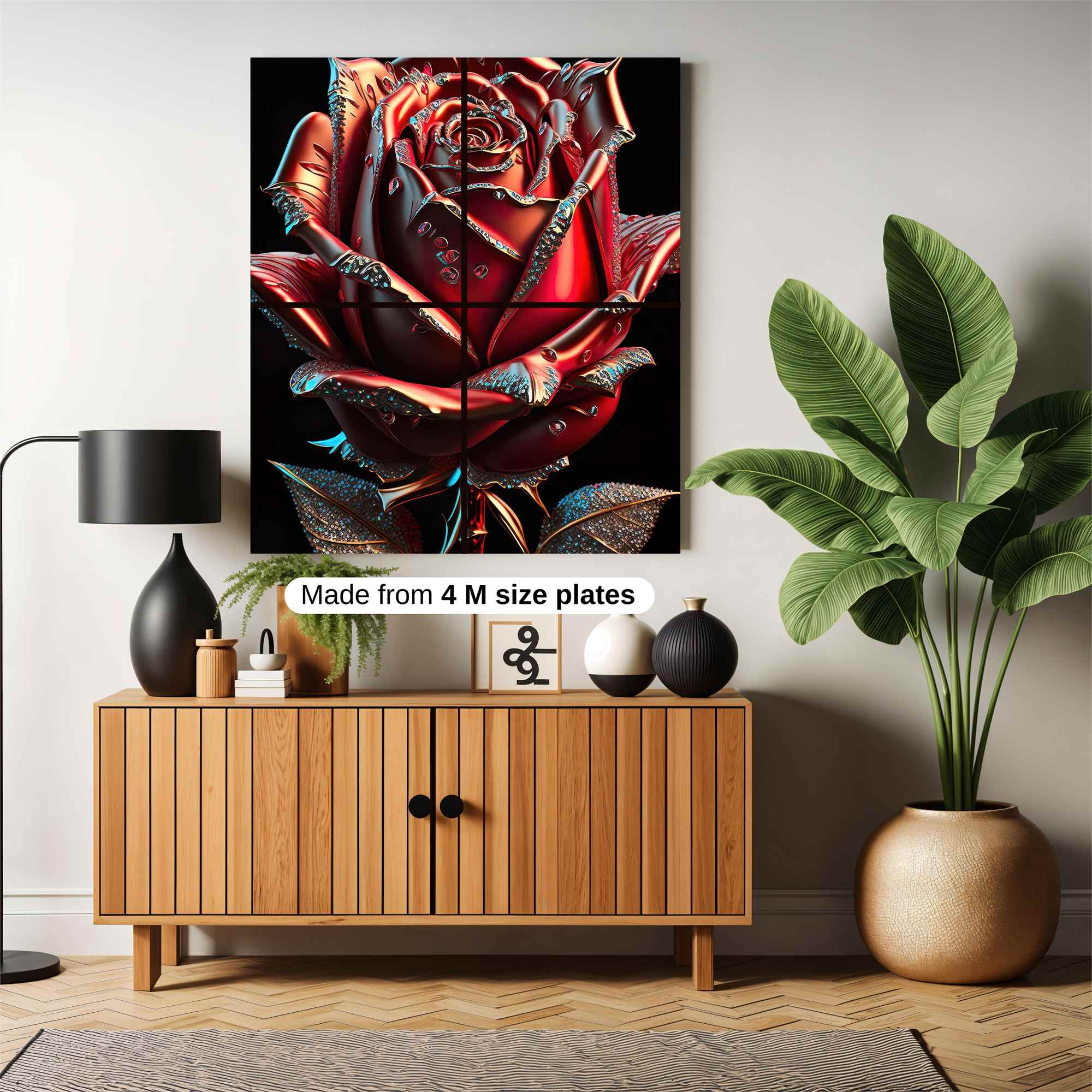 Rose Radiance Safe Wall Magnetic / M