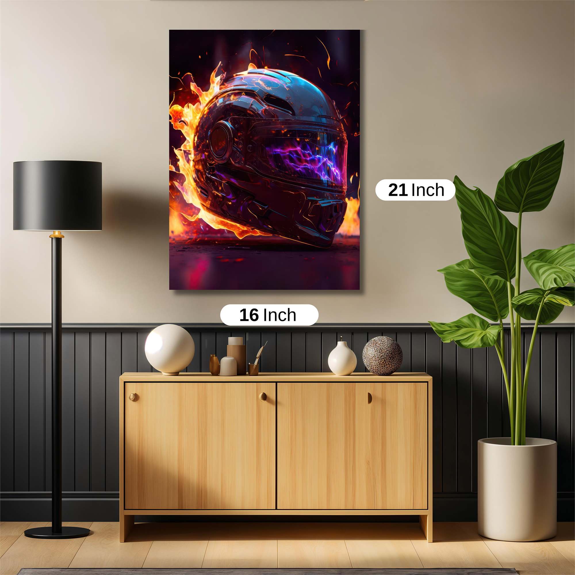 Helmet Inferno Safe Wall Magnetic / M