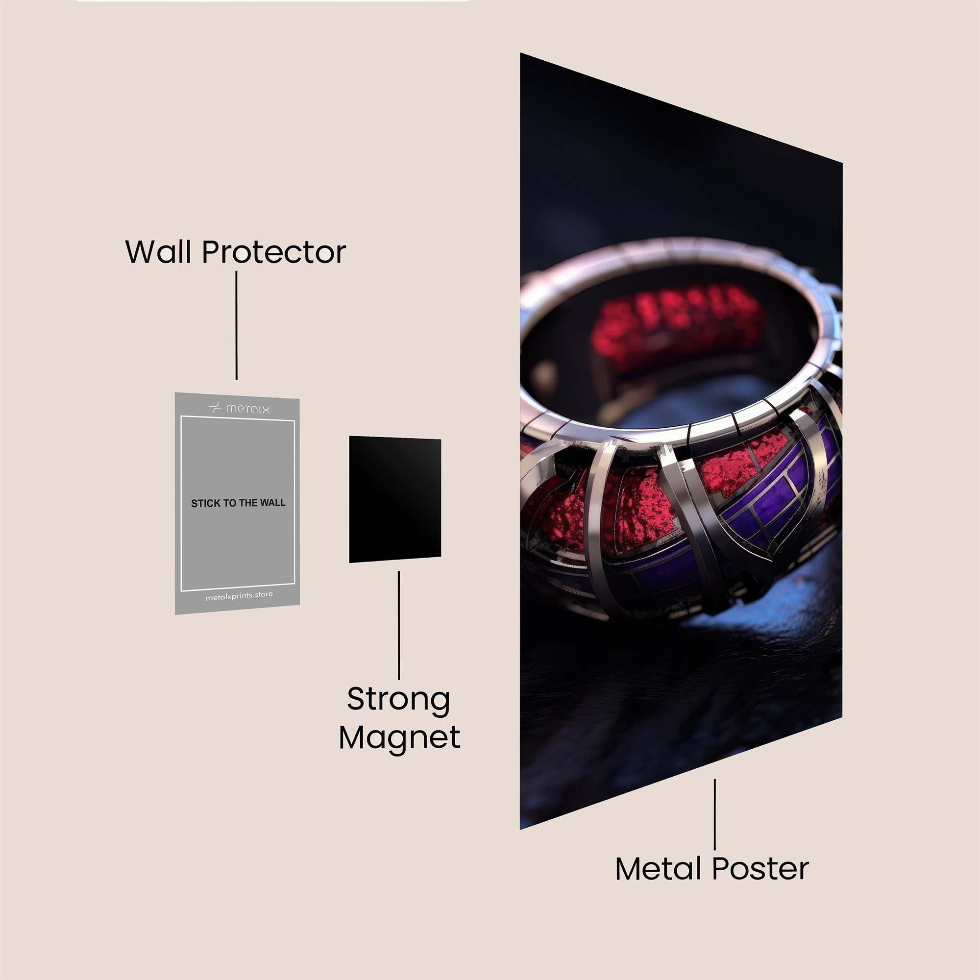 Sauron's Enigma Safe Wall Magnetic / M