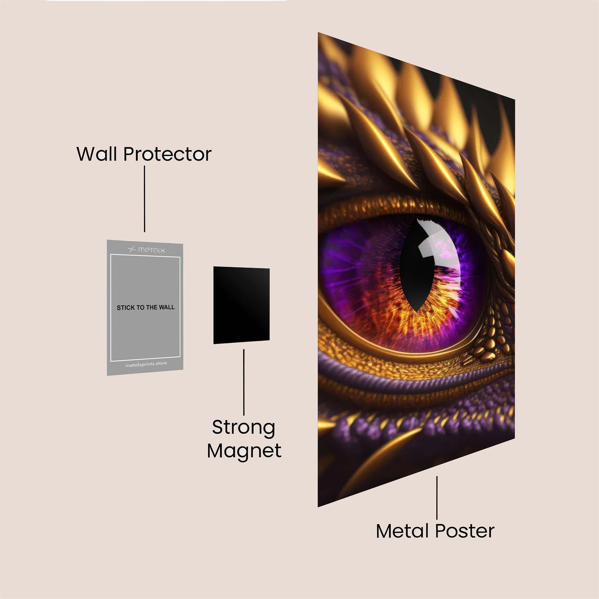 Dragon Enigma Safe Wall Magnetic / M