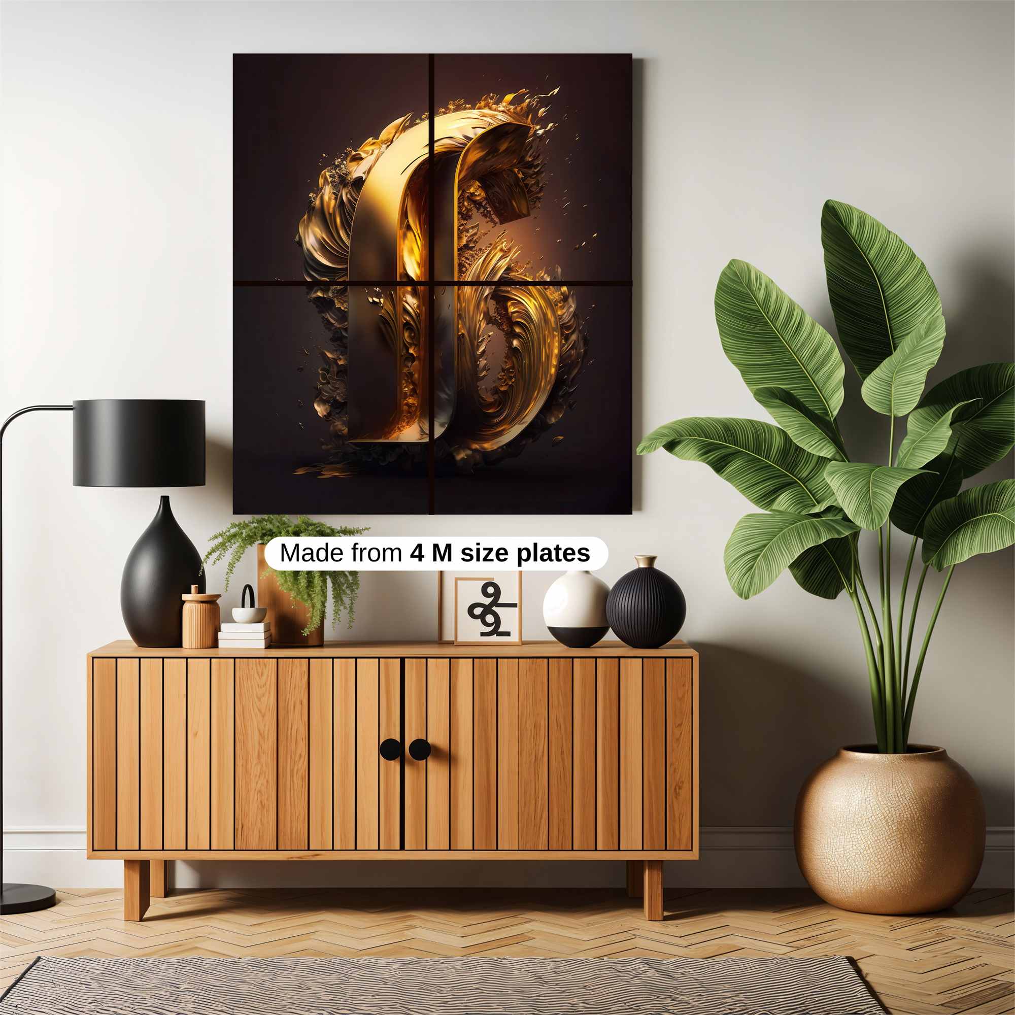 Golden Whimsy Safe Wall Magnetic / M