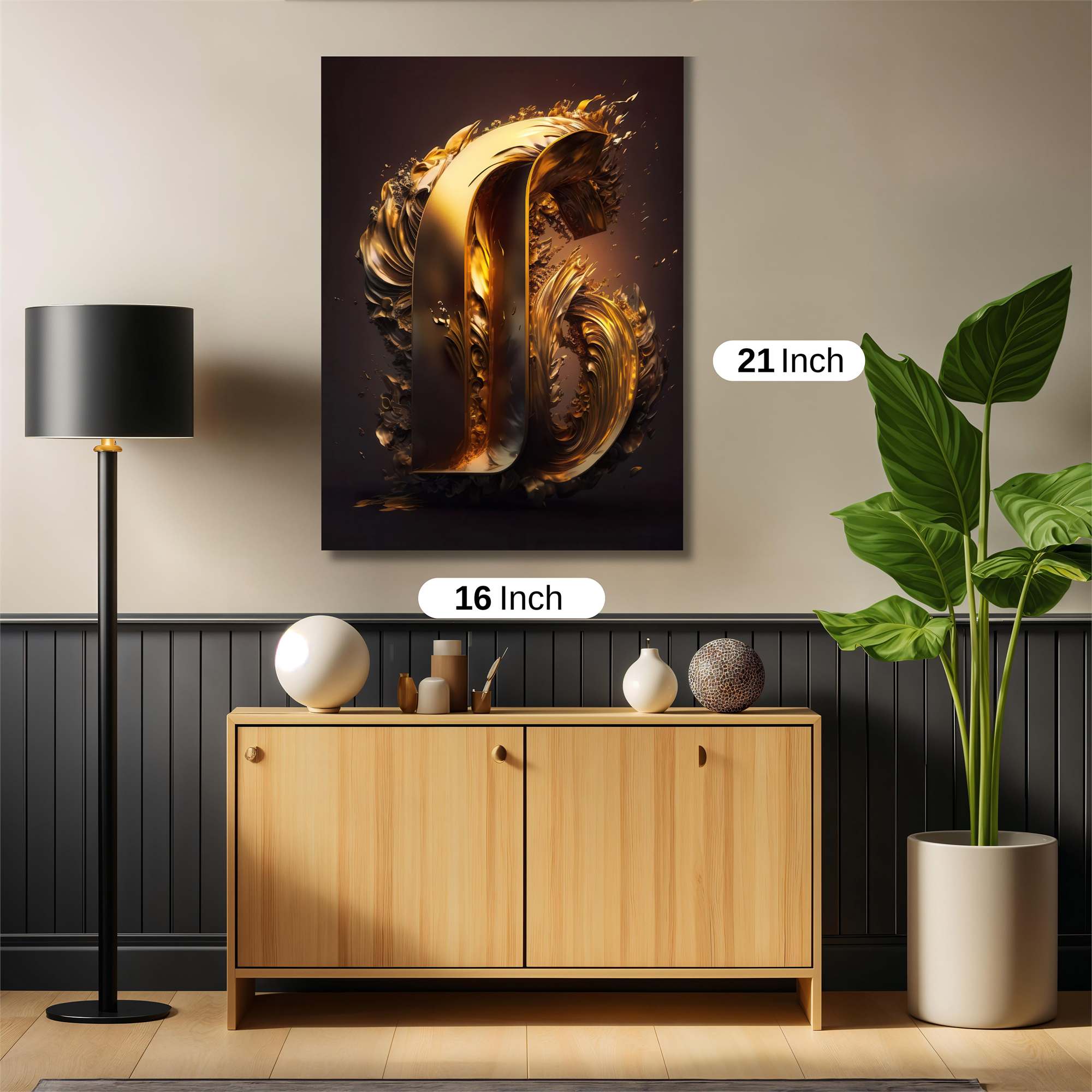 Golden Whimsy Safe Wall Magnetic / M