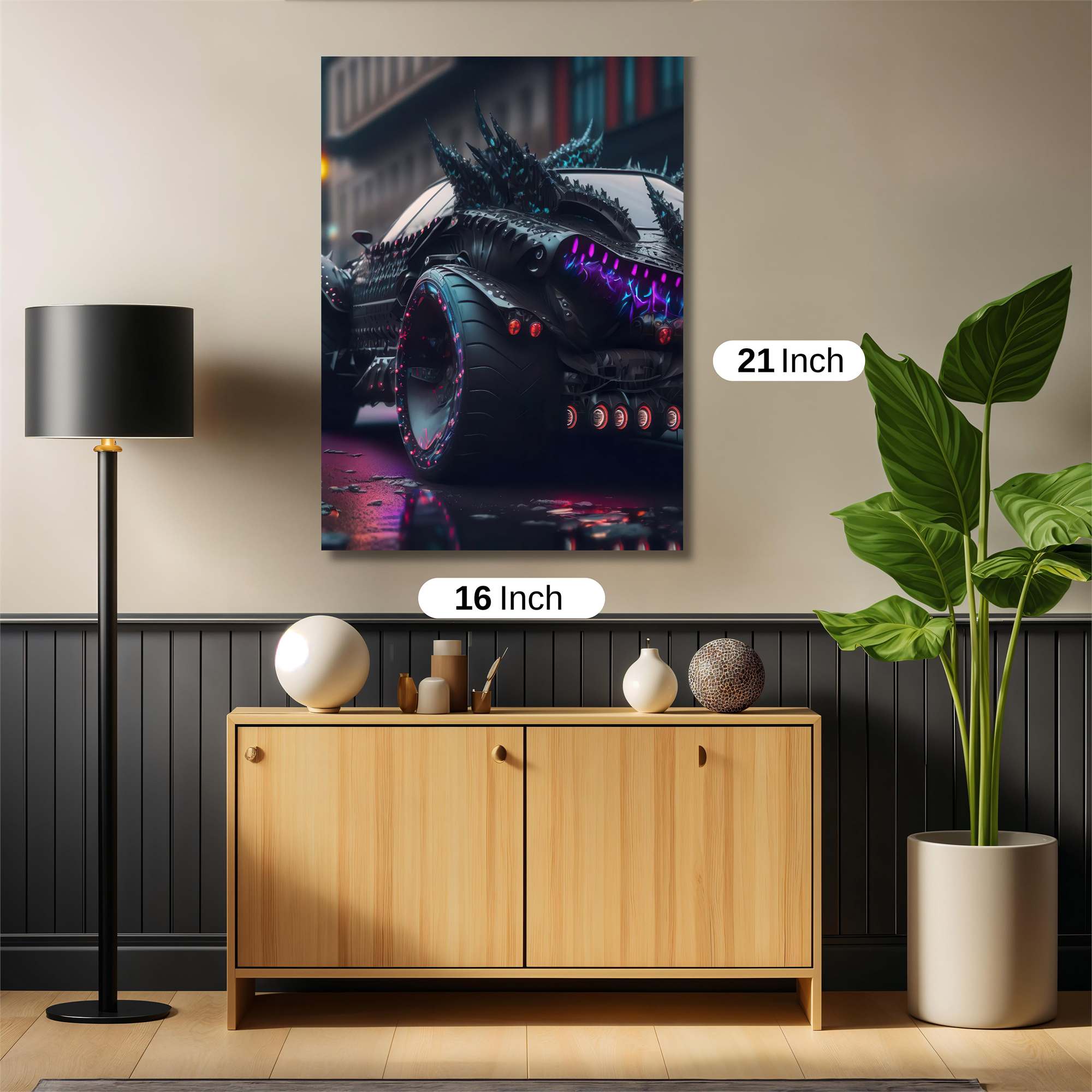 Godzilla Menace Safe Wall Magnetic / M