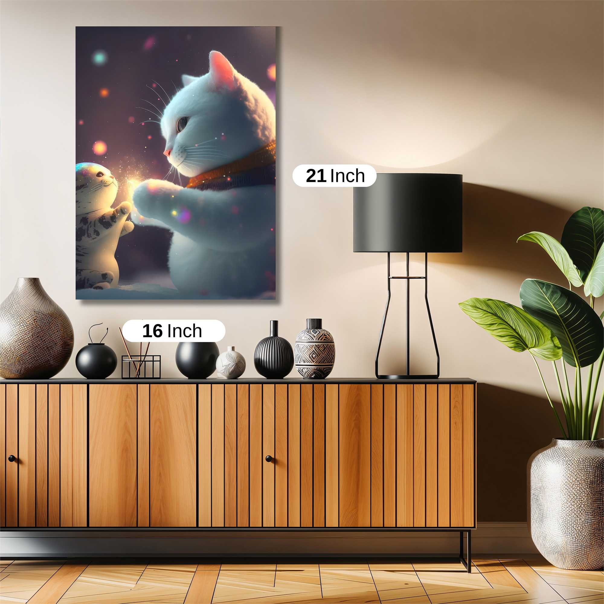 Kitten Sparkle Safe Wall Magnetic / M