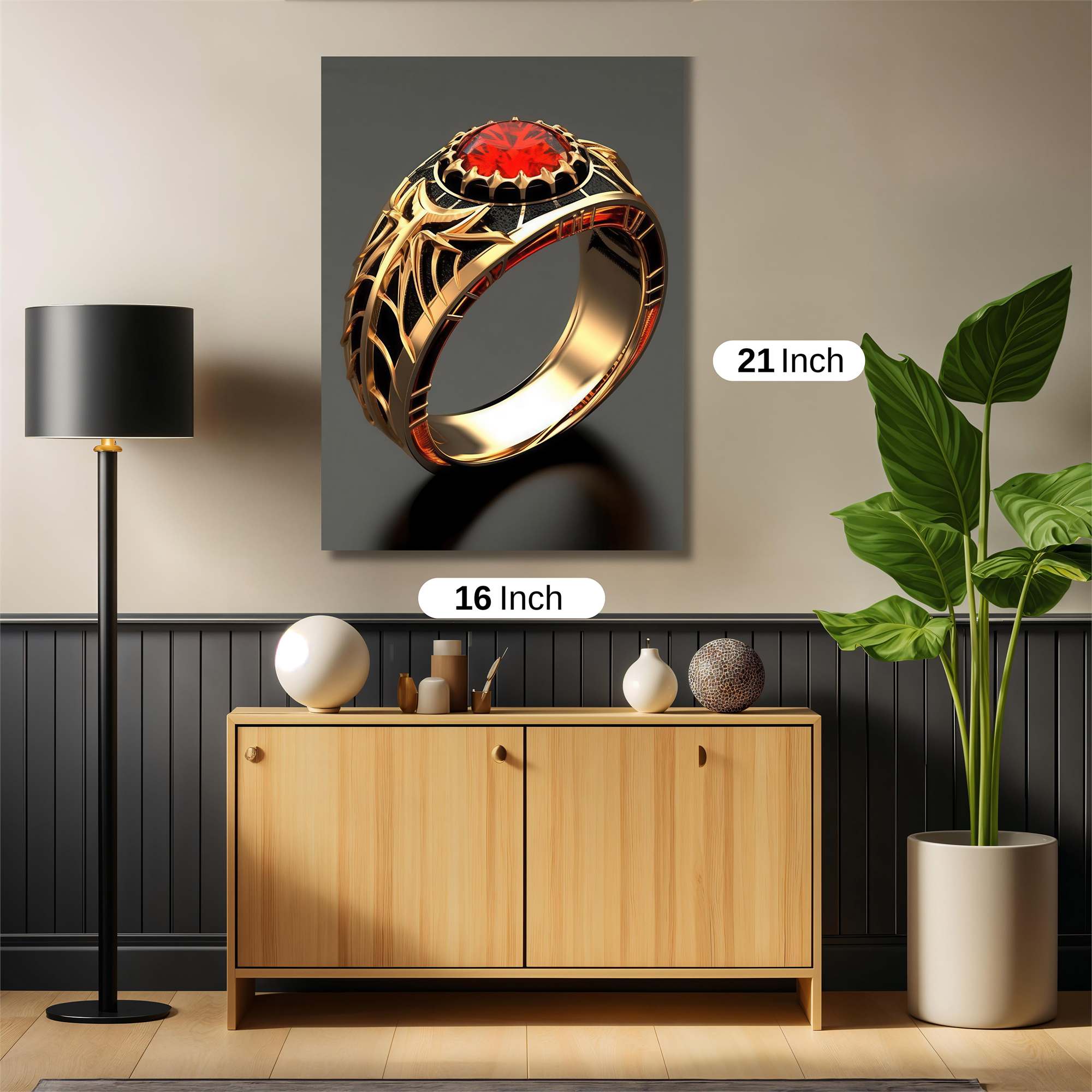 Spider Enigma Safe Wall Magnetic / M