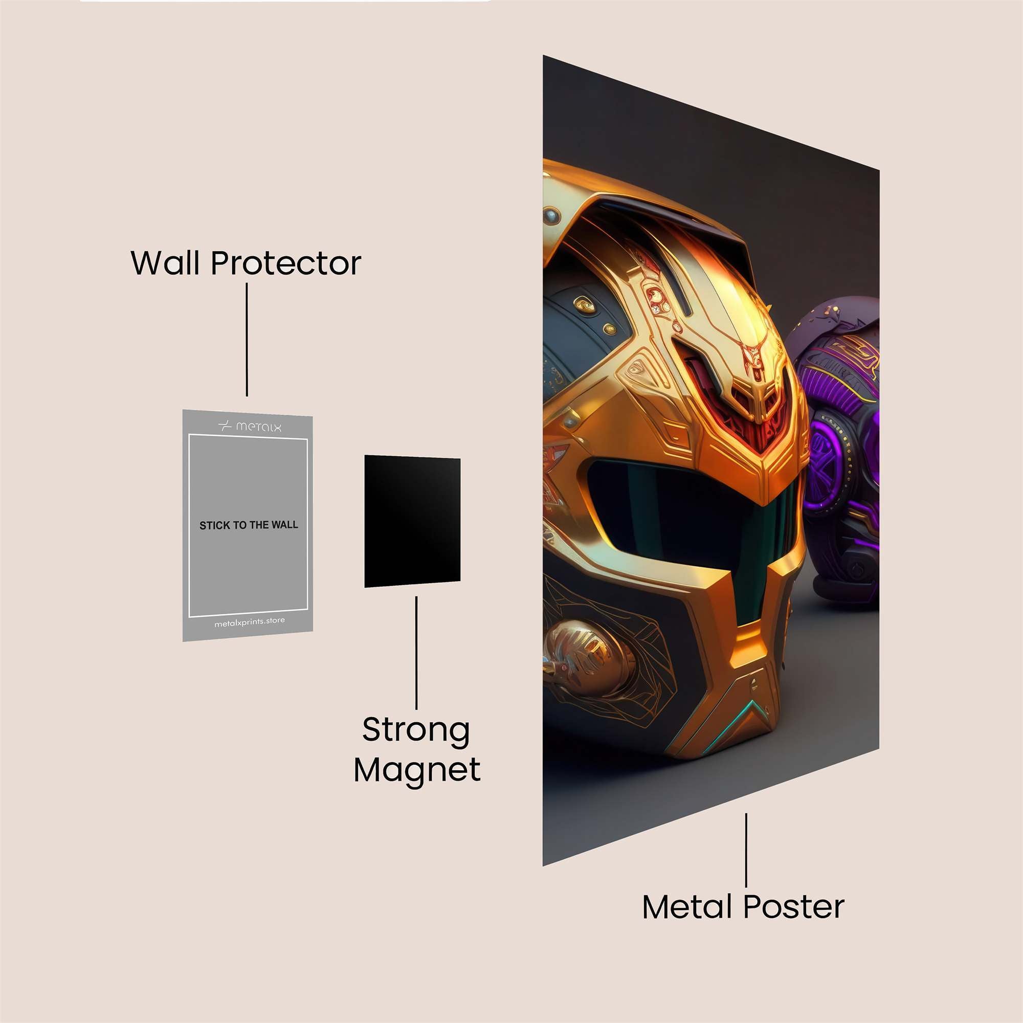 PhoenixMajestic, CyberGloom Safe Wall Magnetic / M