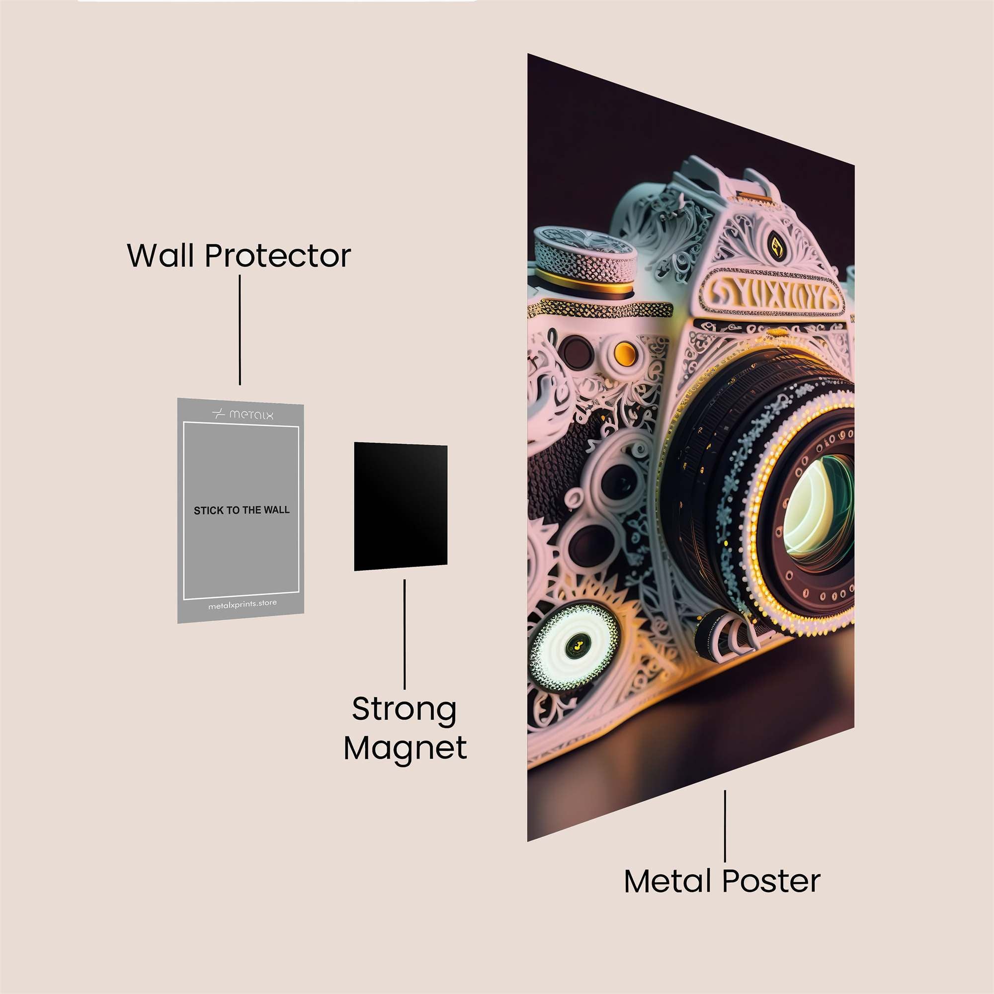 Camera Whimsy Safe Wall Magnetic / M