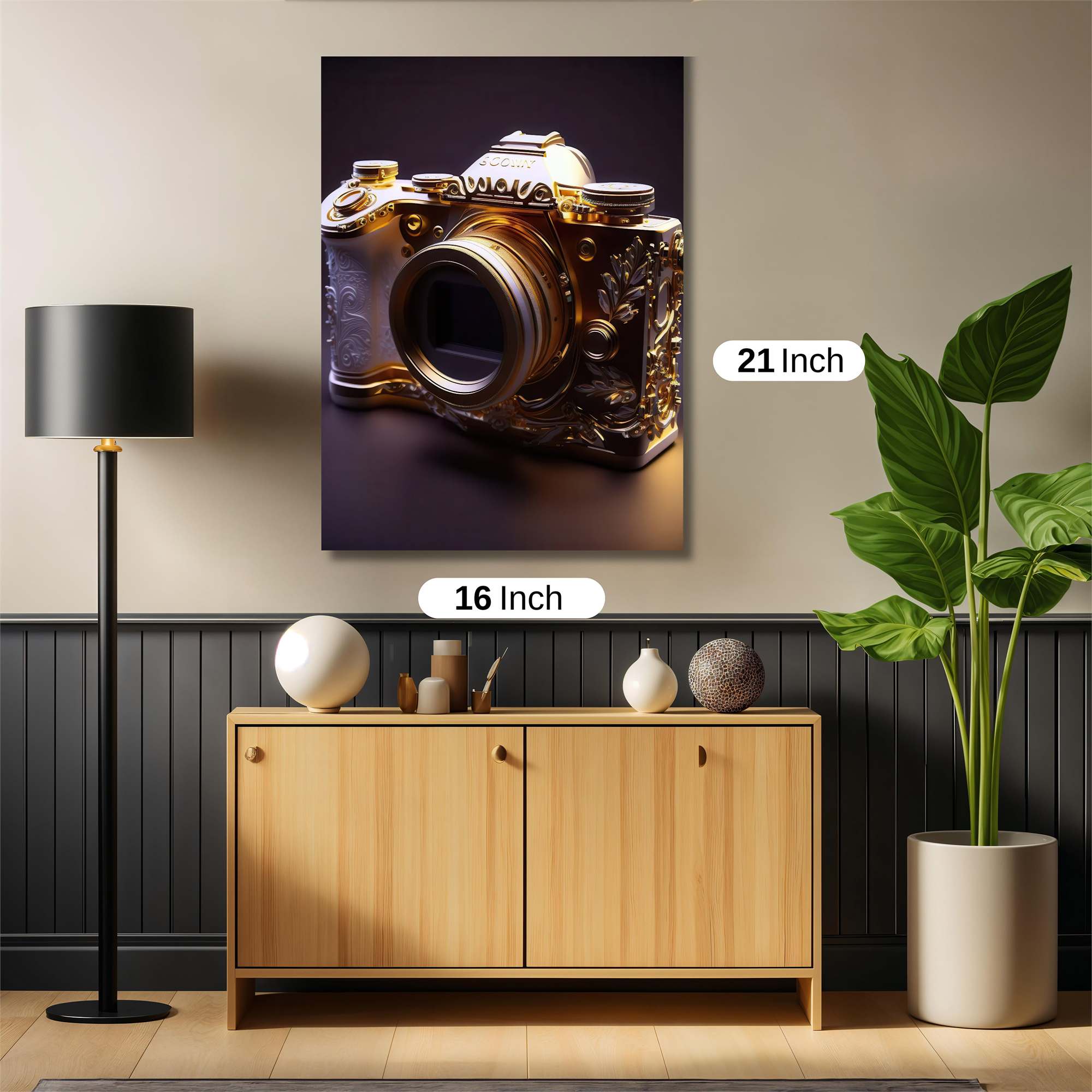 Golden Elegance Safe Wall Magnetic / M