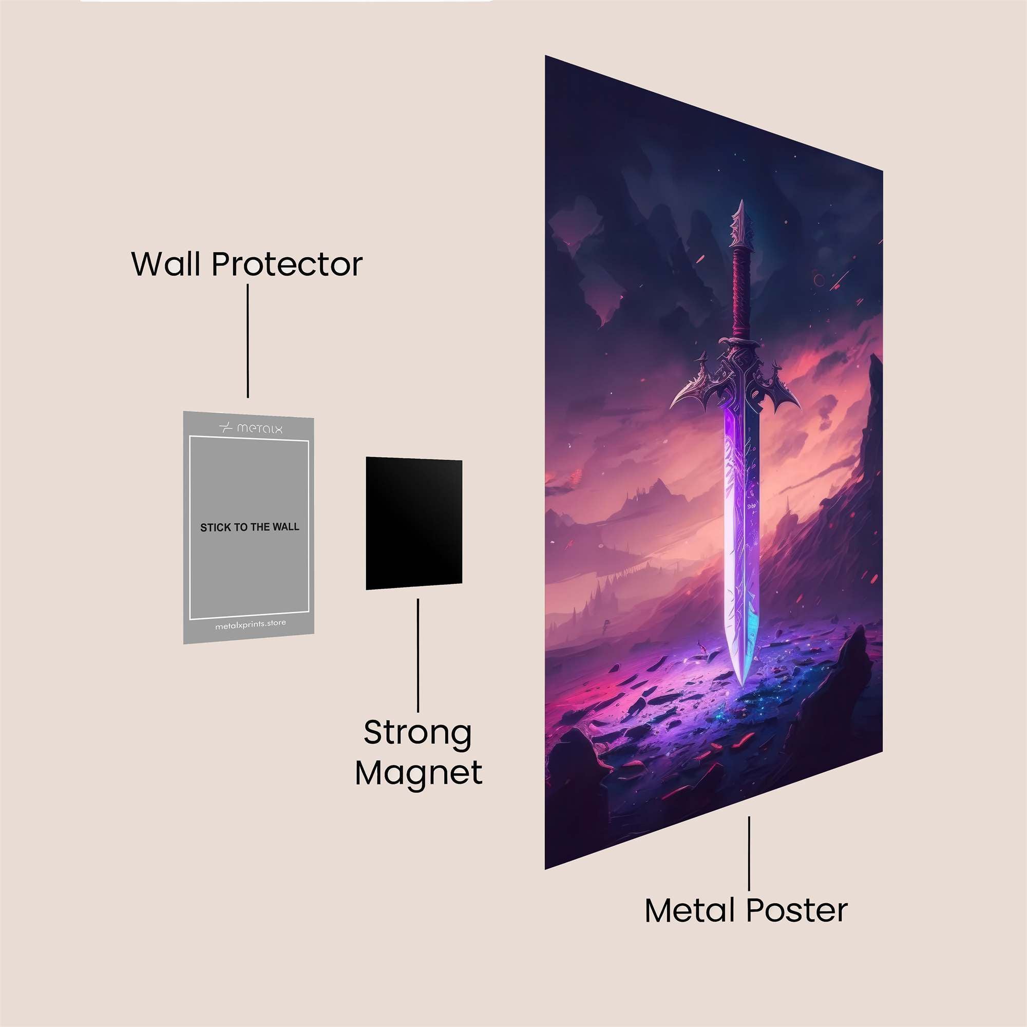 Excalibur Echo Safe Wall Magnetic / M