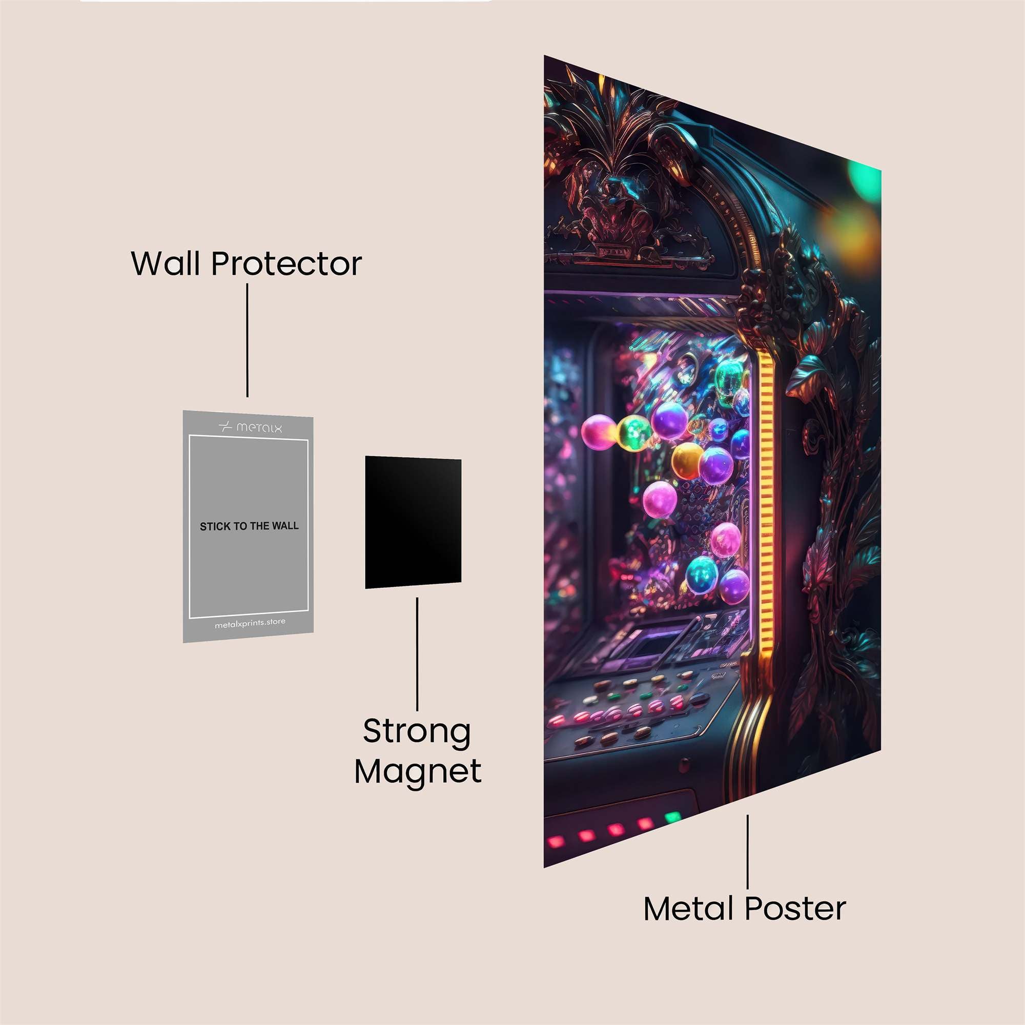 Arcade Enchantment Safe Wall Magnetic / M