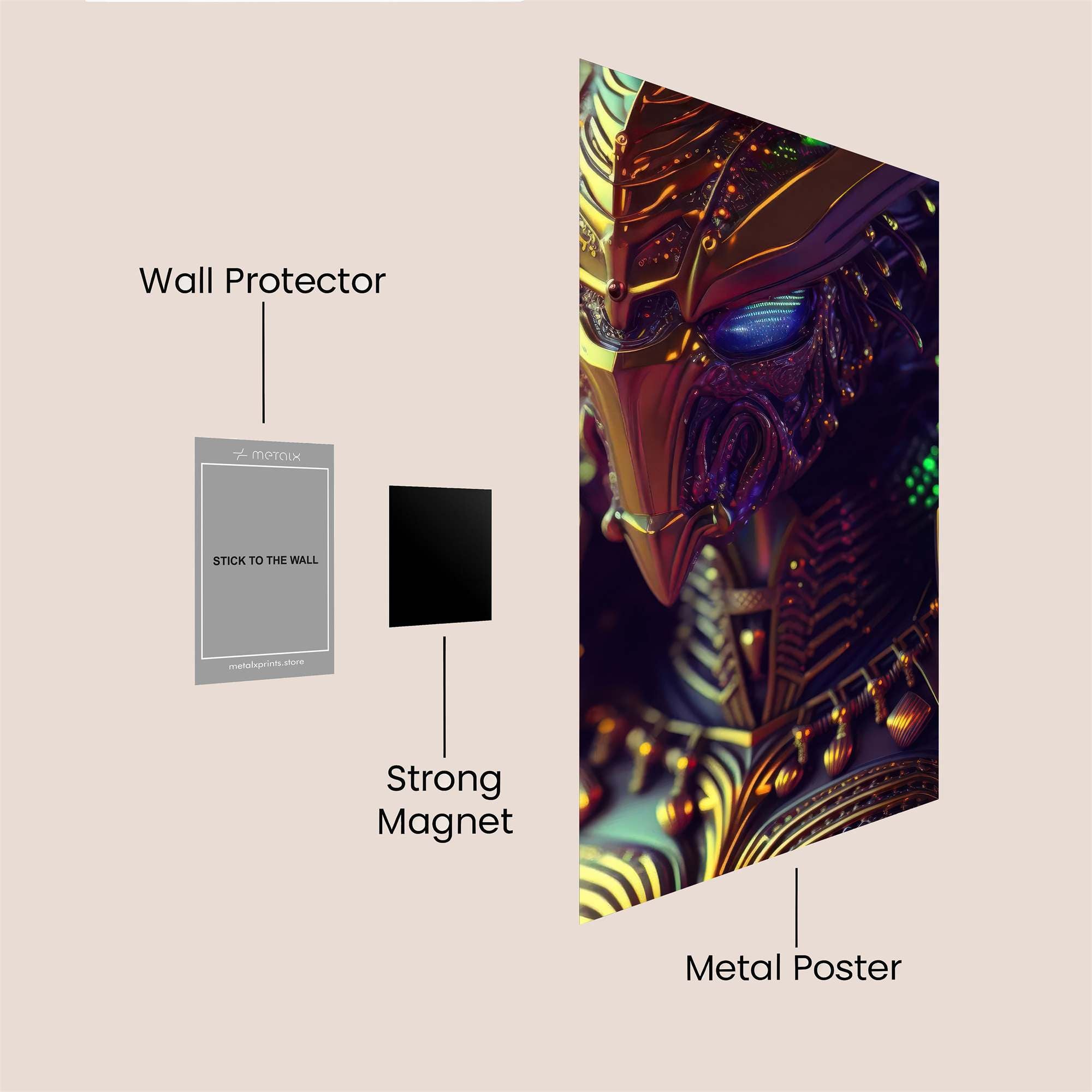 Predator Majestic Safe Wall Magnetic / M