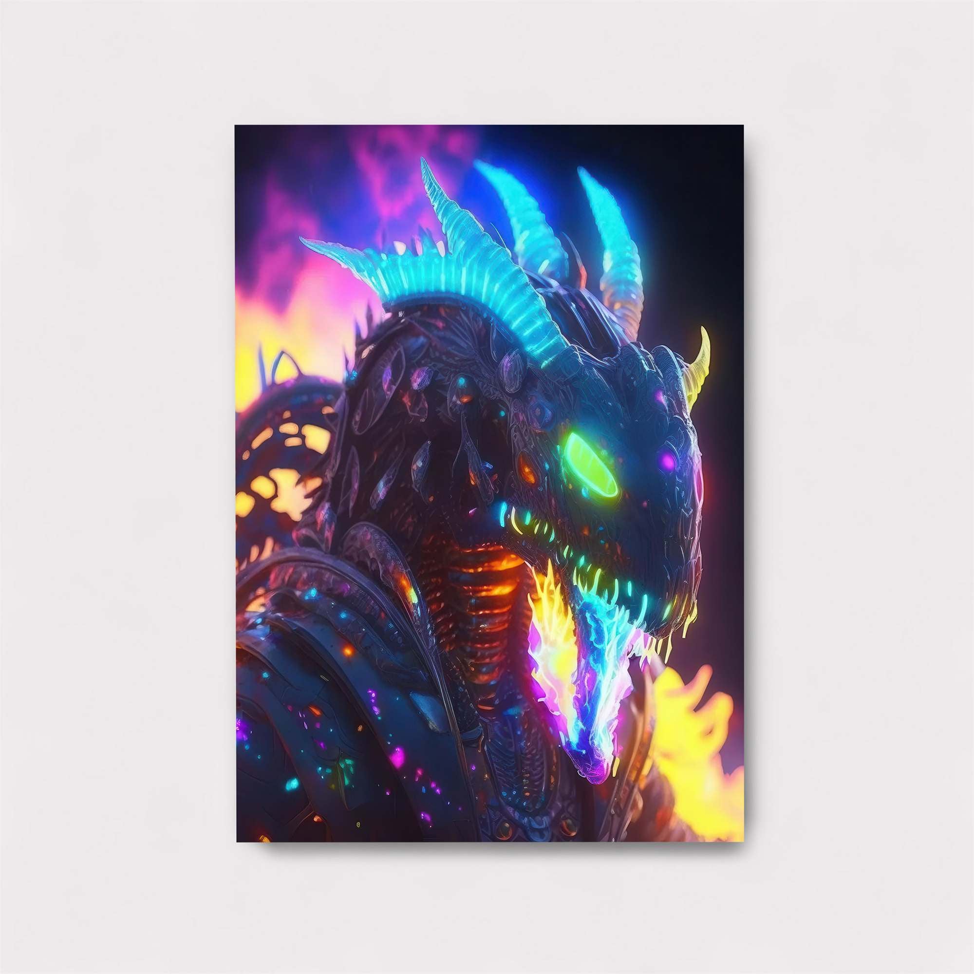 Neon Dragon Safe Wall Magnetic / M