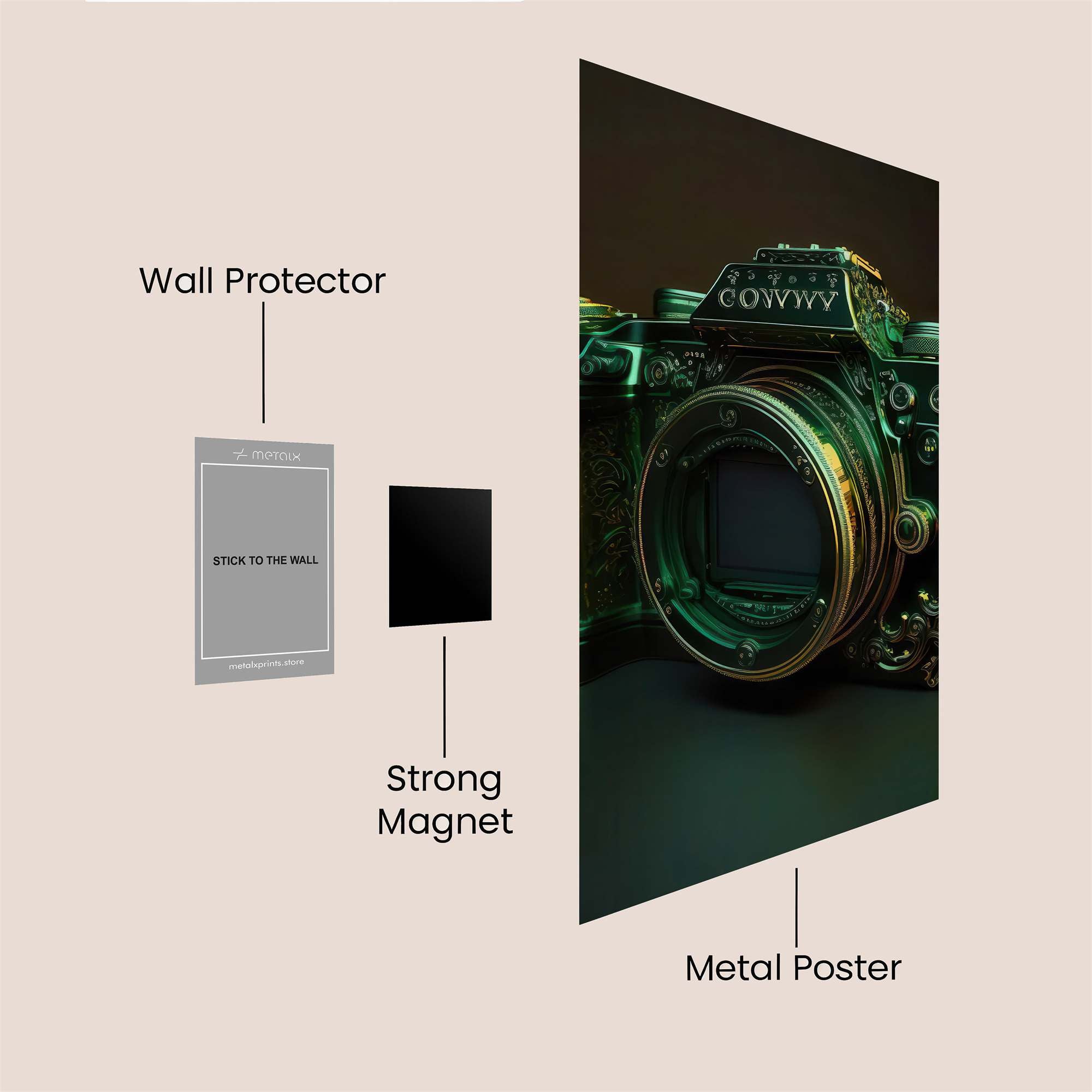 Camera Enigma Safe Wall Magnetic / M
