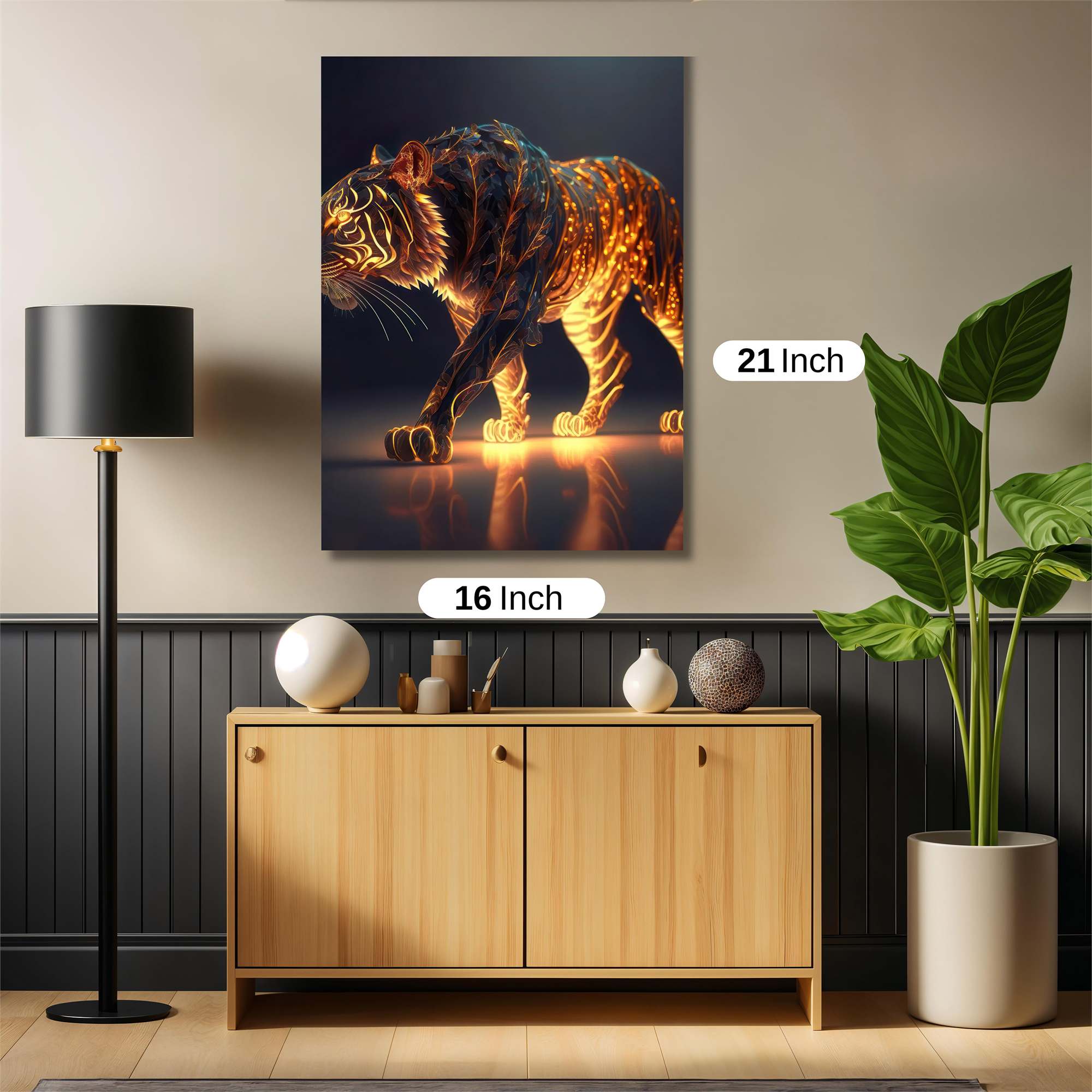 Tiger Radiance Safe Wall Magnetic / M