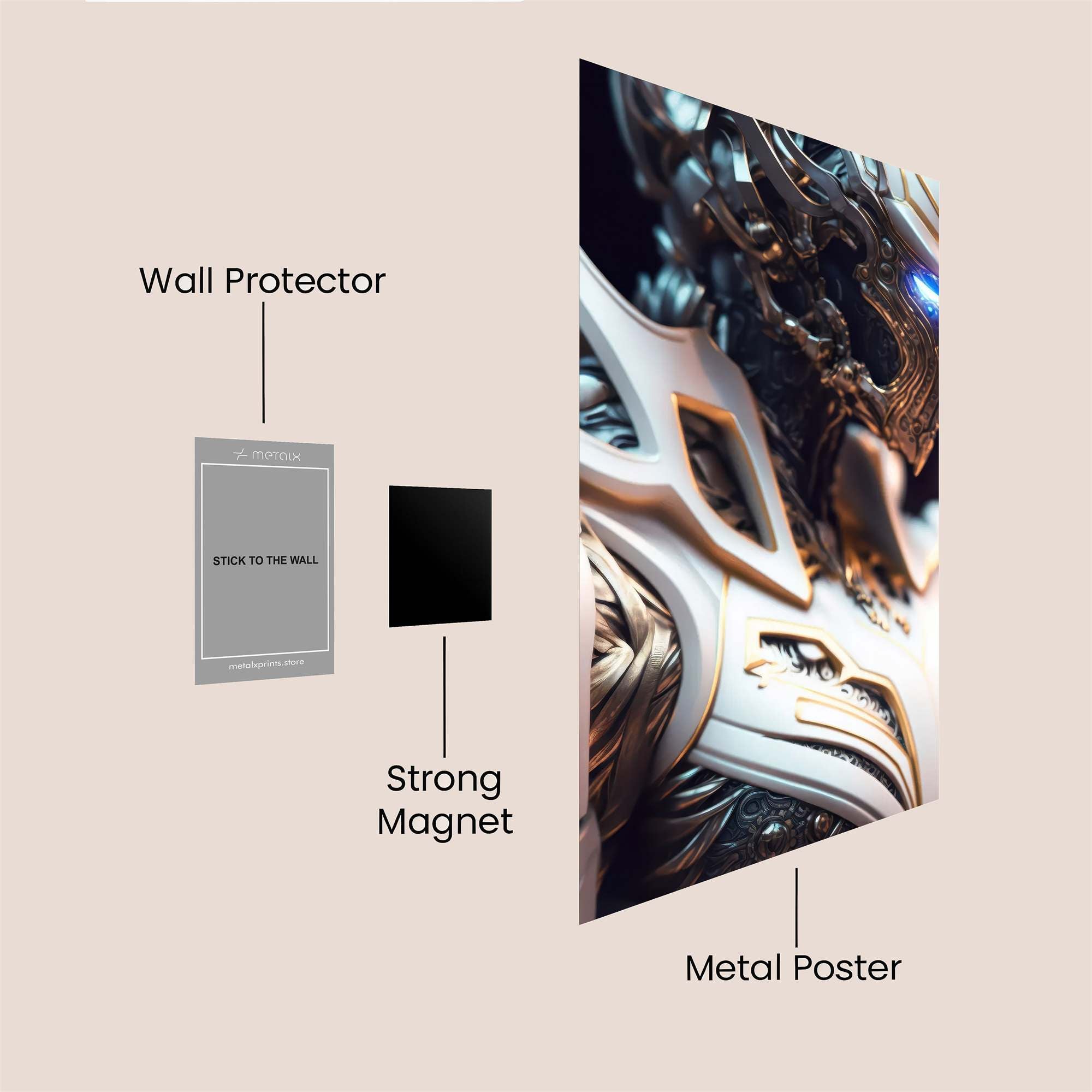 Vision Enigmatic Safe Wall Magnetic / M
