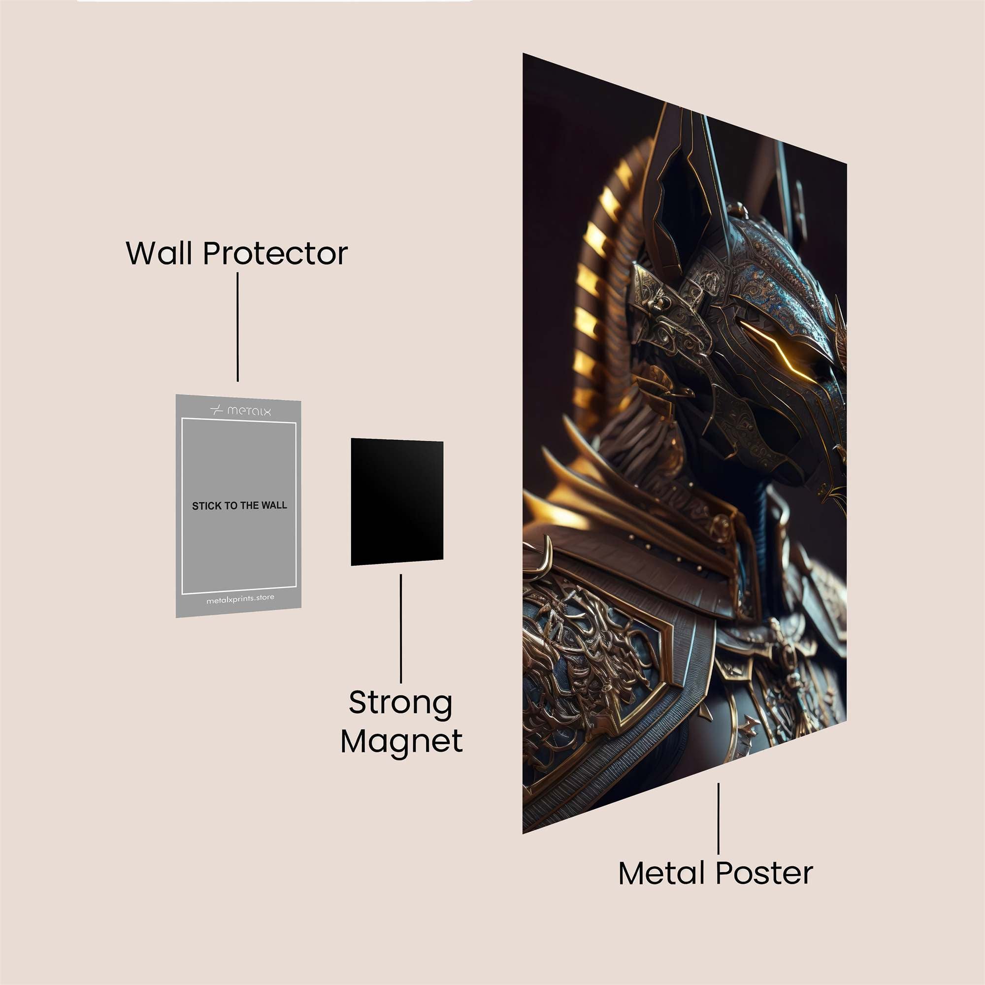 Anubis Ascendant Safe Wall Magnetic / M