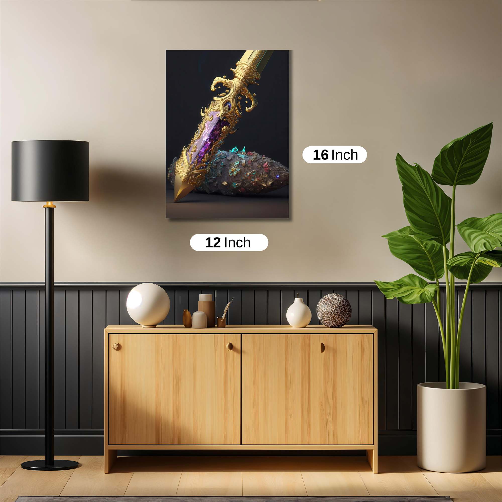 Amethyst Enchantment Safe Wall Magnetic / M