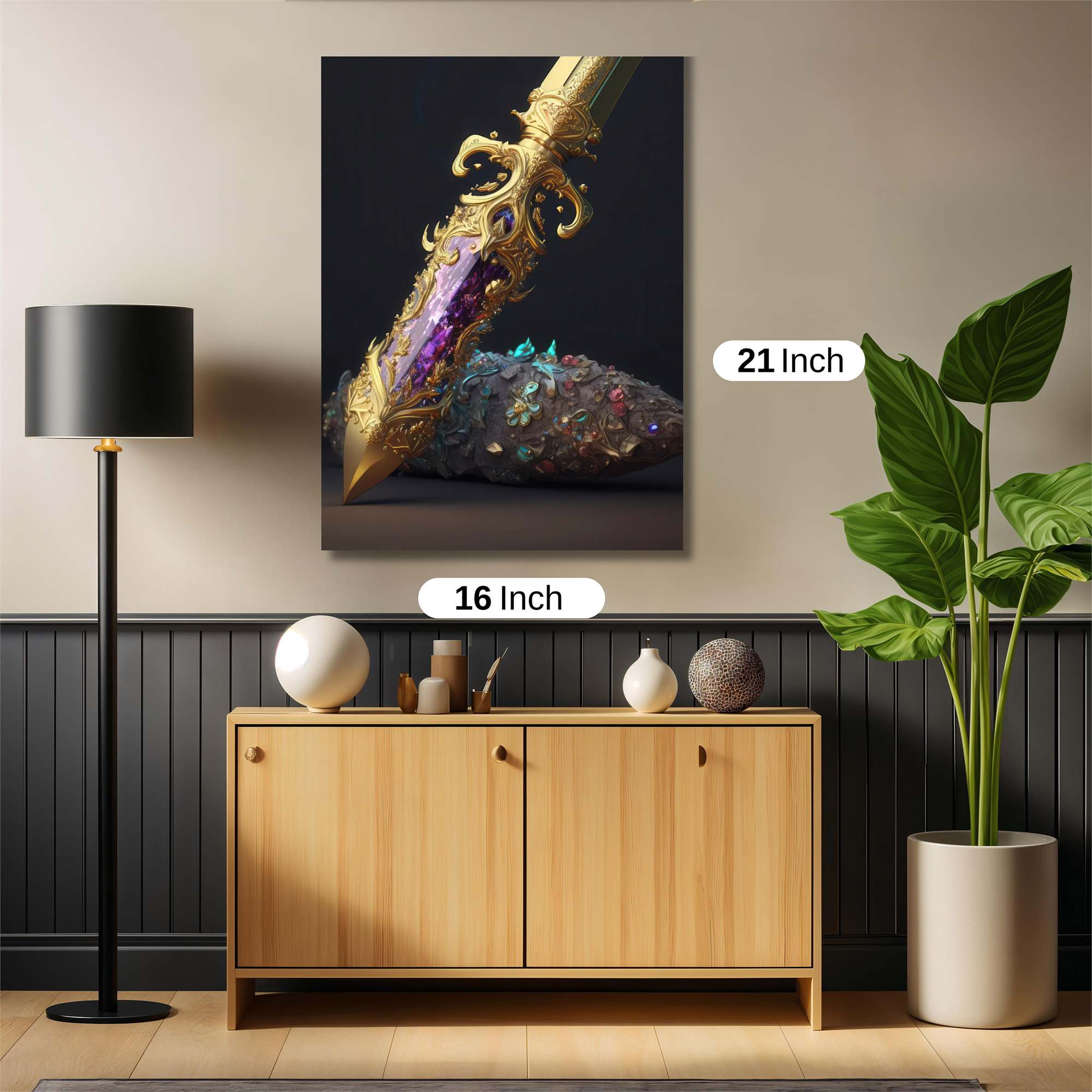 Amethyst Enchantment Safe Wall Magnetic / M