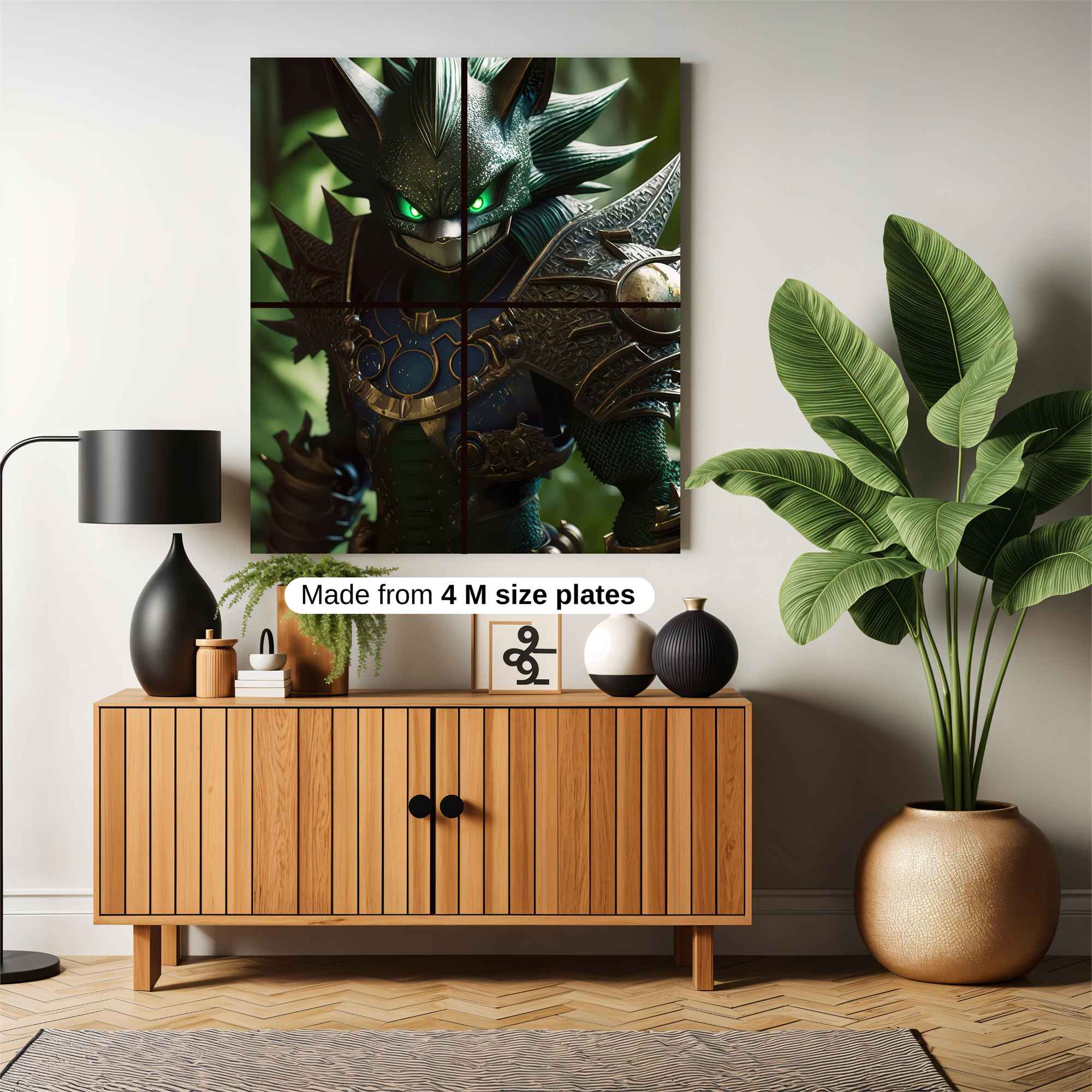 Shadowed Menace Safe Wall Magnetic / M