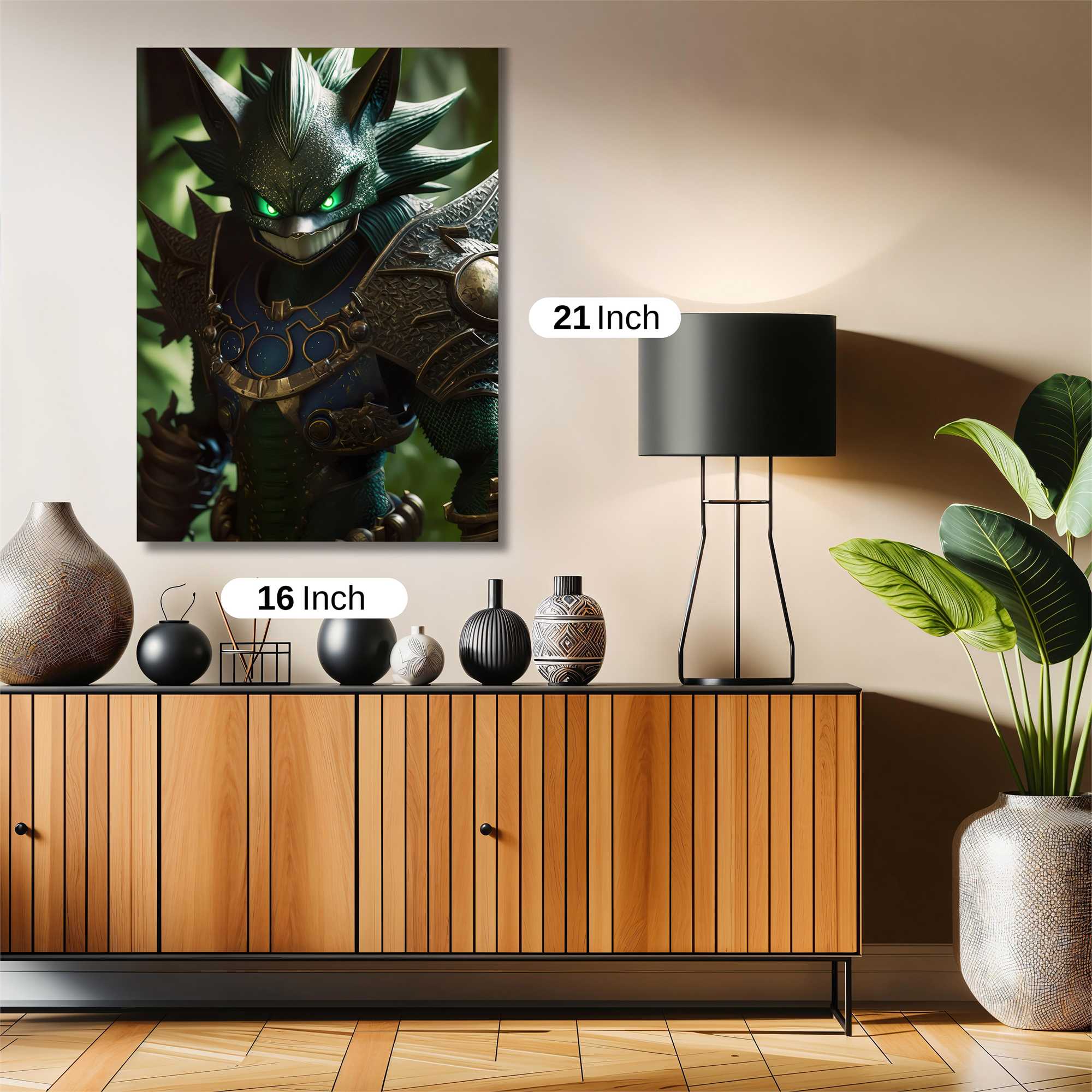 Shadowed Menace Safe Wall Magnetic / M