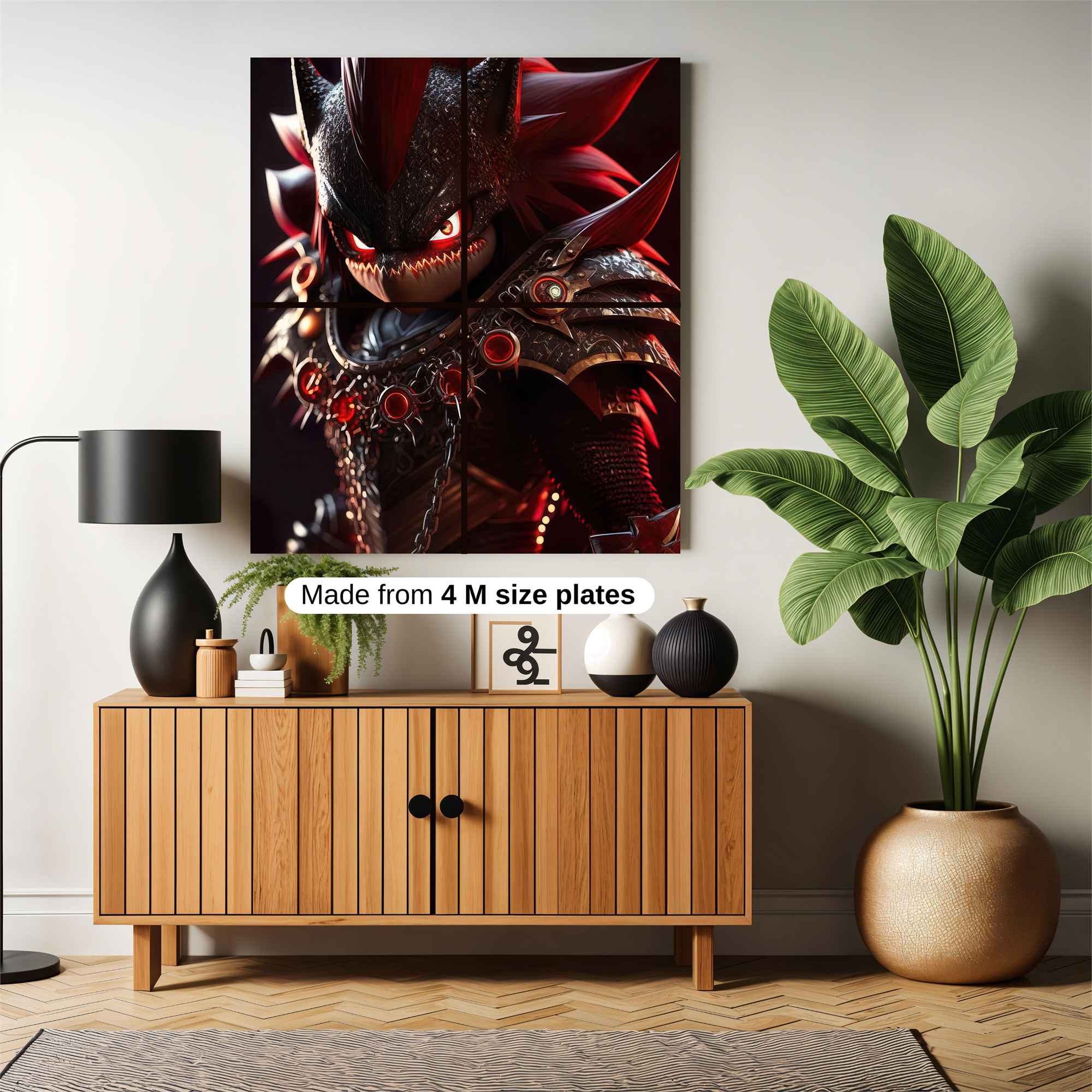 Shadow Menacing Safe Wall Magnetic / M