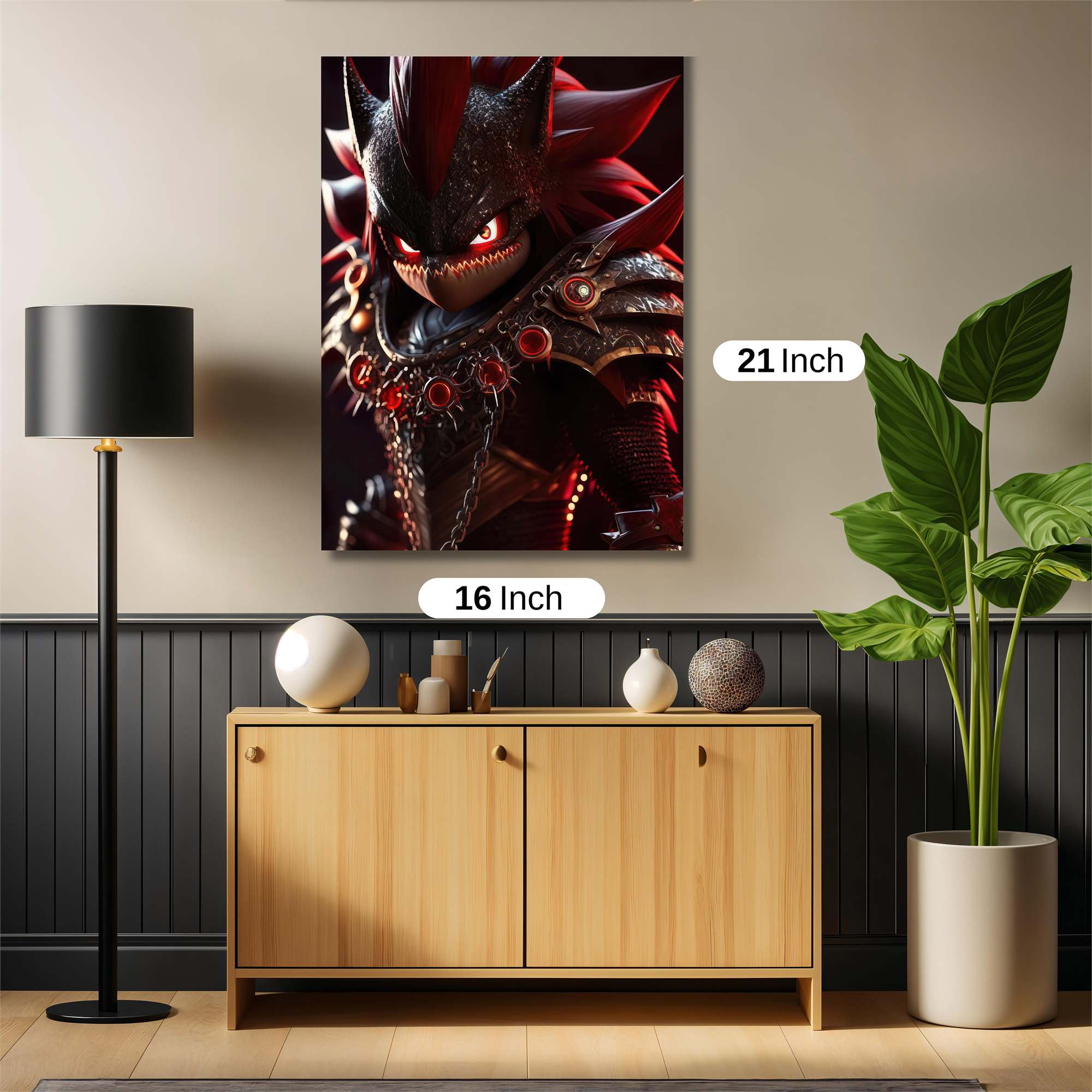 Shadow Menacing Safe Wall Magnetic / M
