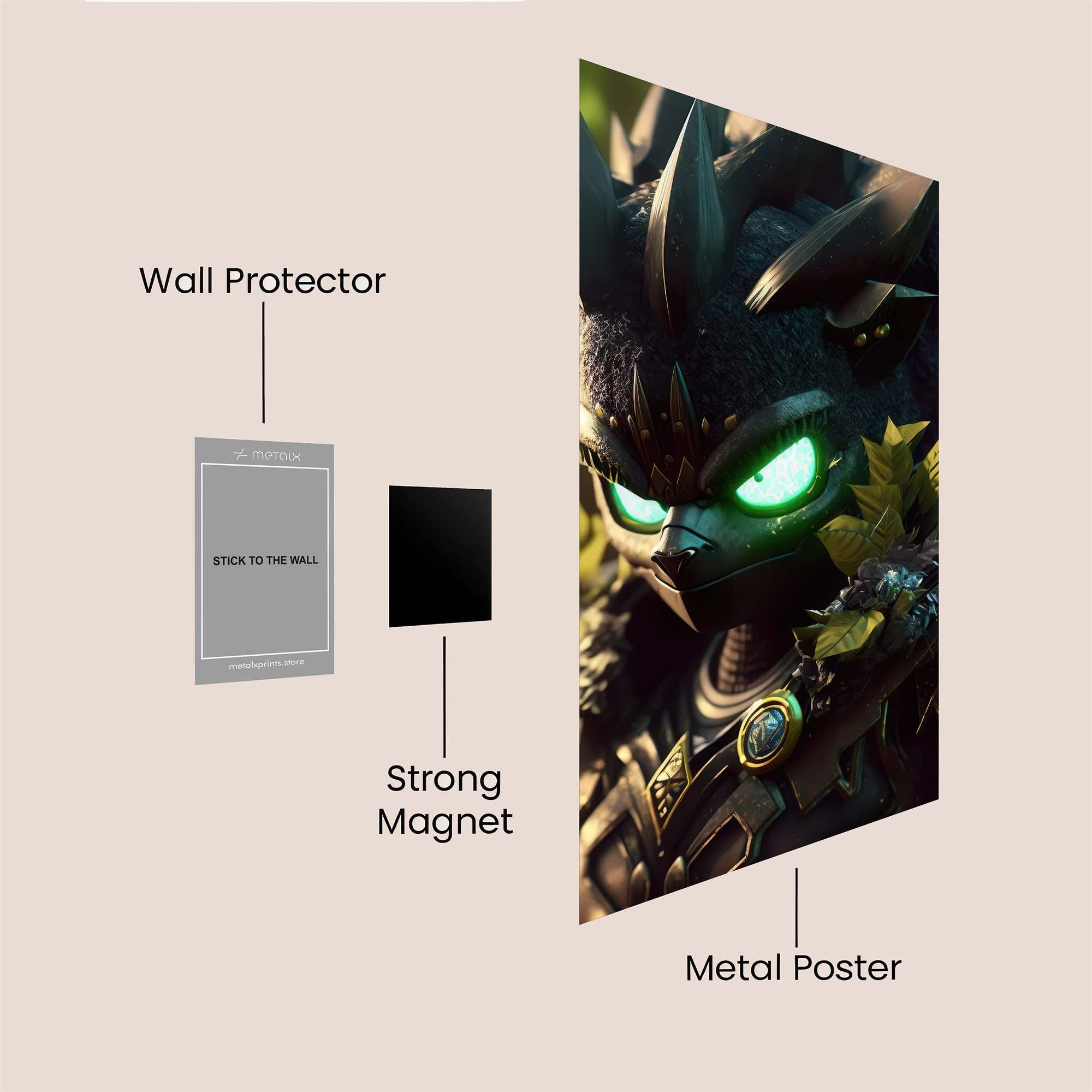 Shadow Enigma Safe Wall Magnetic / M