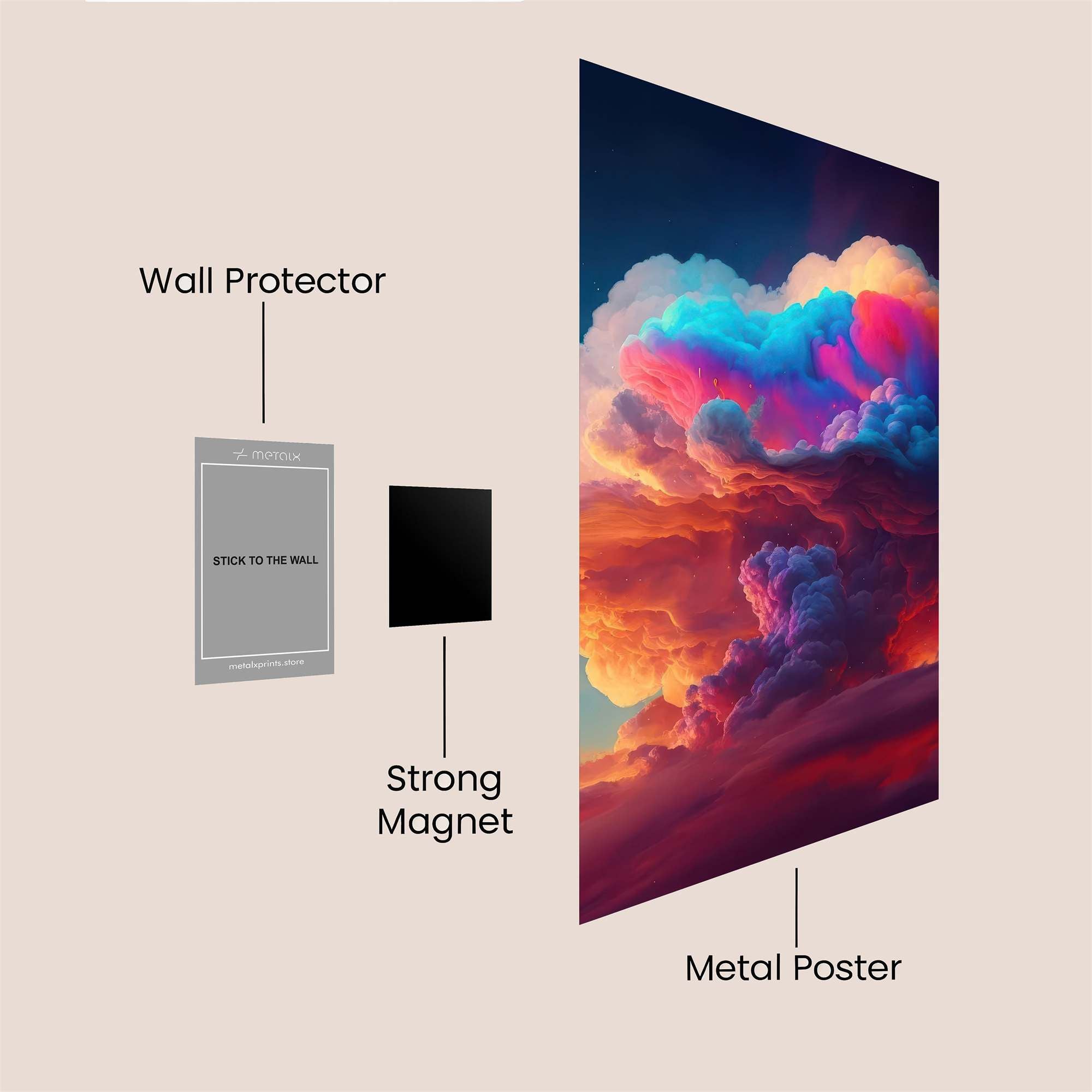 Cloud Rhapsody Safe Wall Magnetic / M