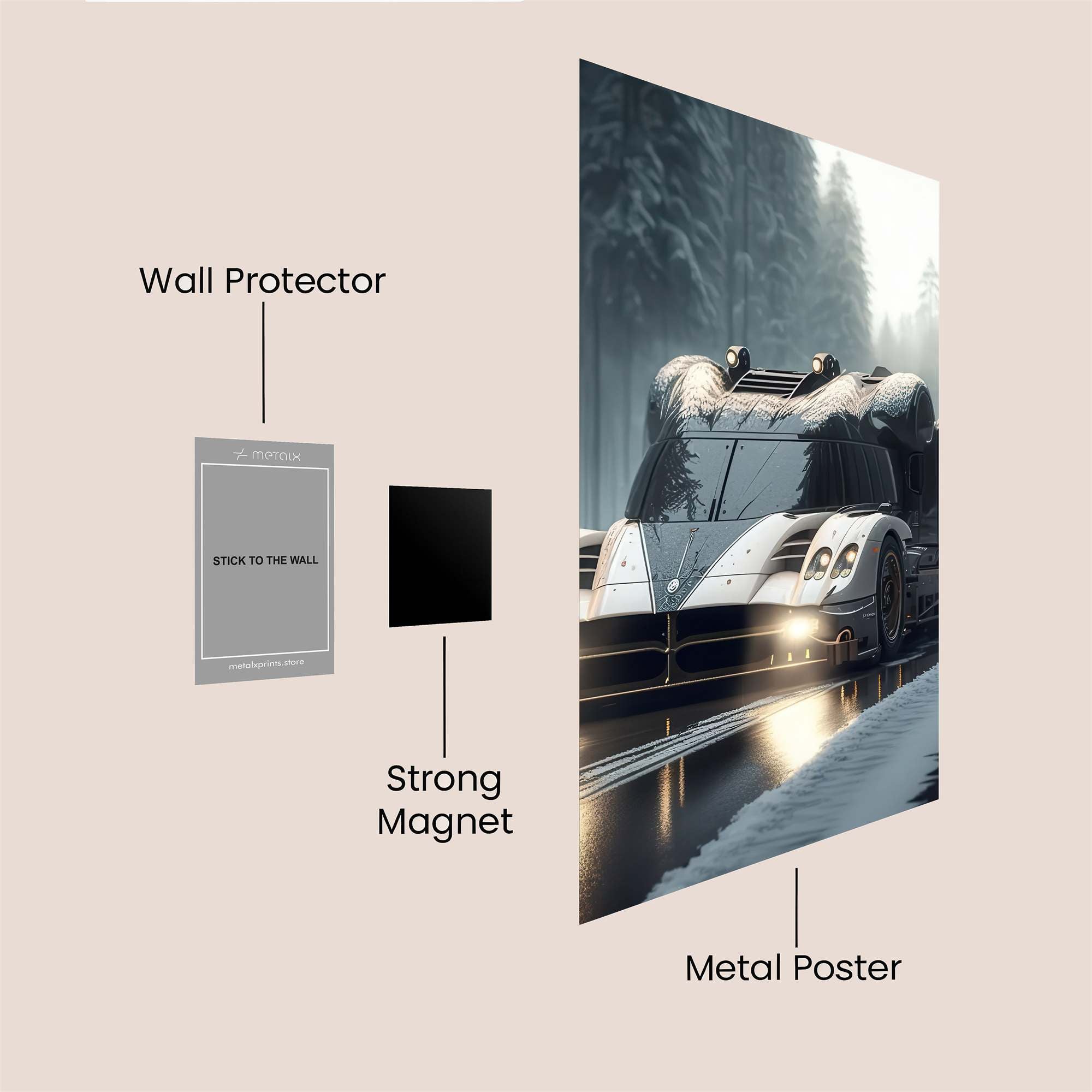 Pagani Frost Safe Wall Magnetic / M