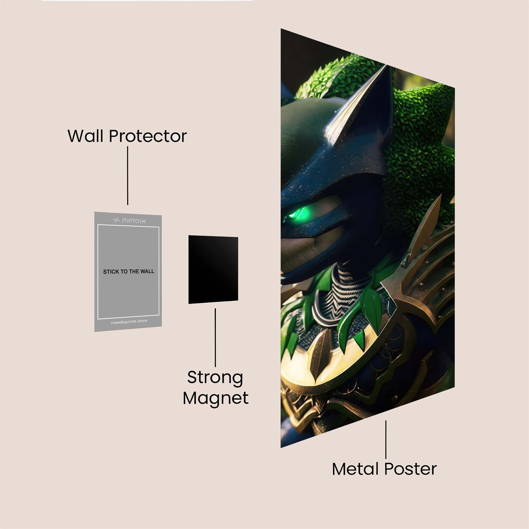 Sonic Verdant Safe Wall Magnetic / M