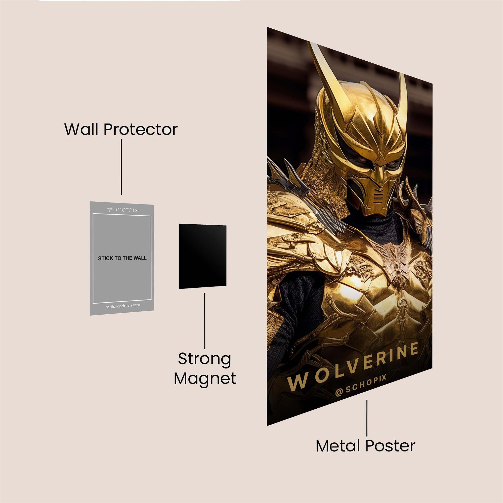 Doom Eternal Safe Wall Magnetic / M
