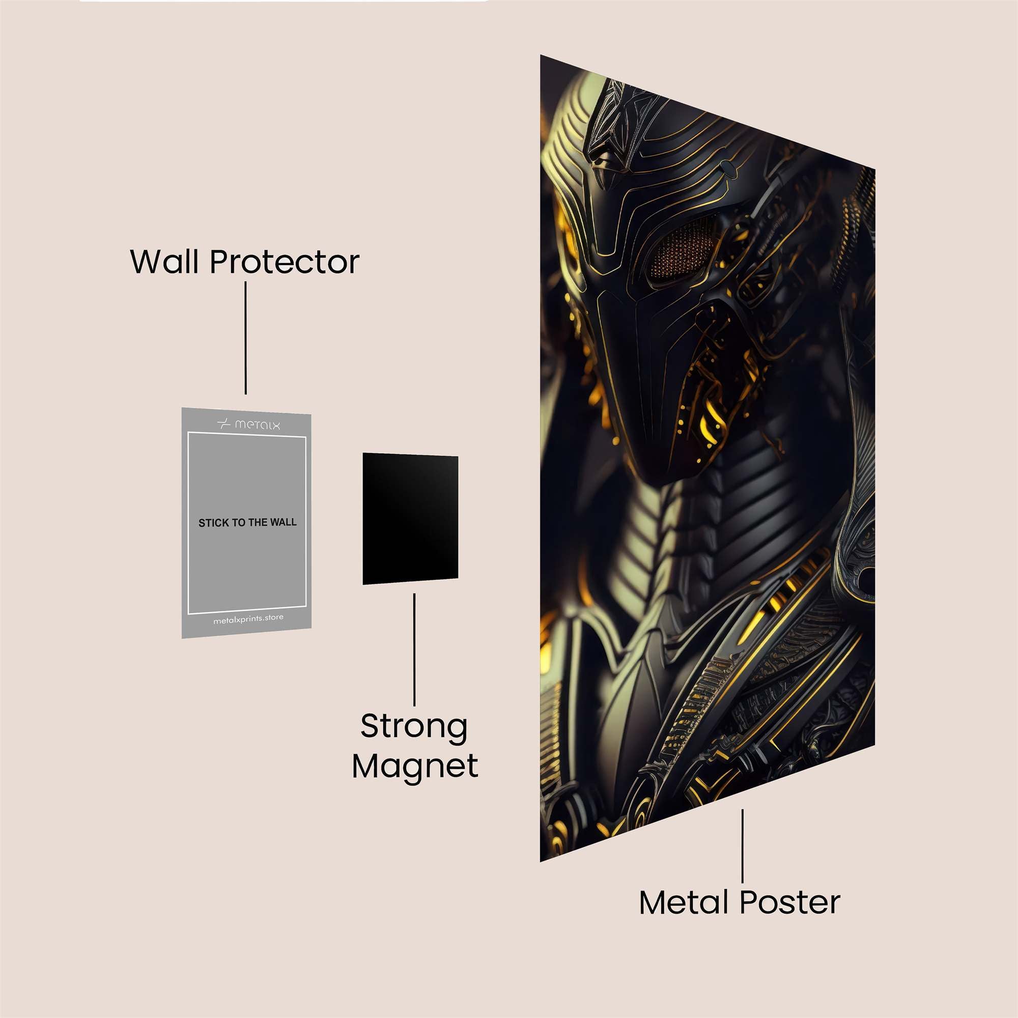Doom Elegance Safe Wall Magnetic / M