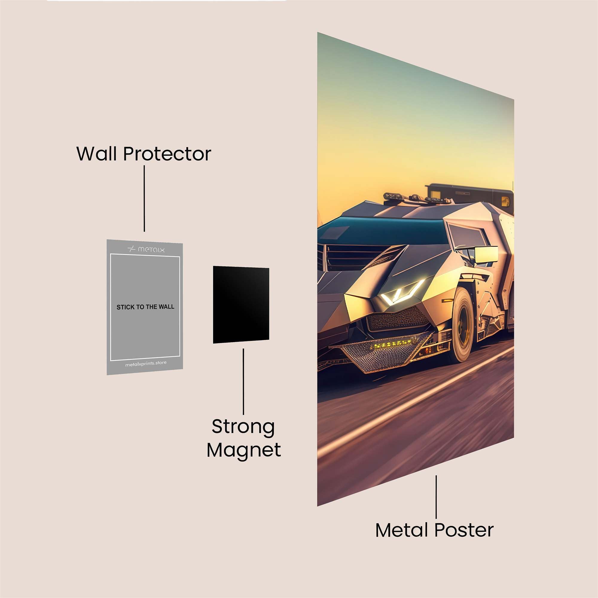 Desert Behemoth Safe Wall Magnetic / M