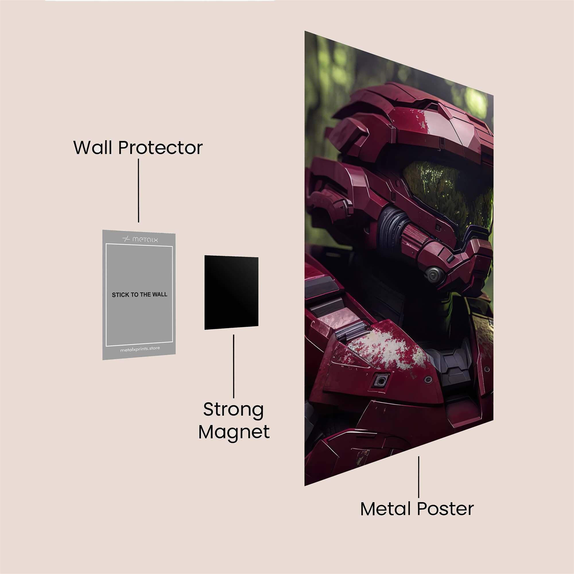 Spartan Serenity Safe Wall Magnetic / M