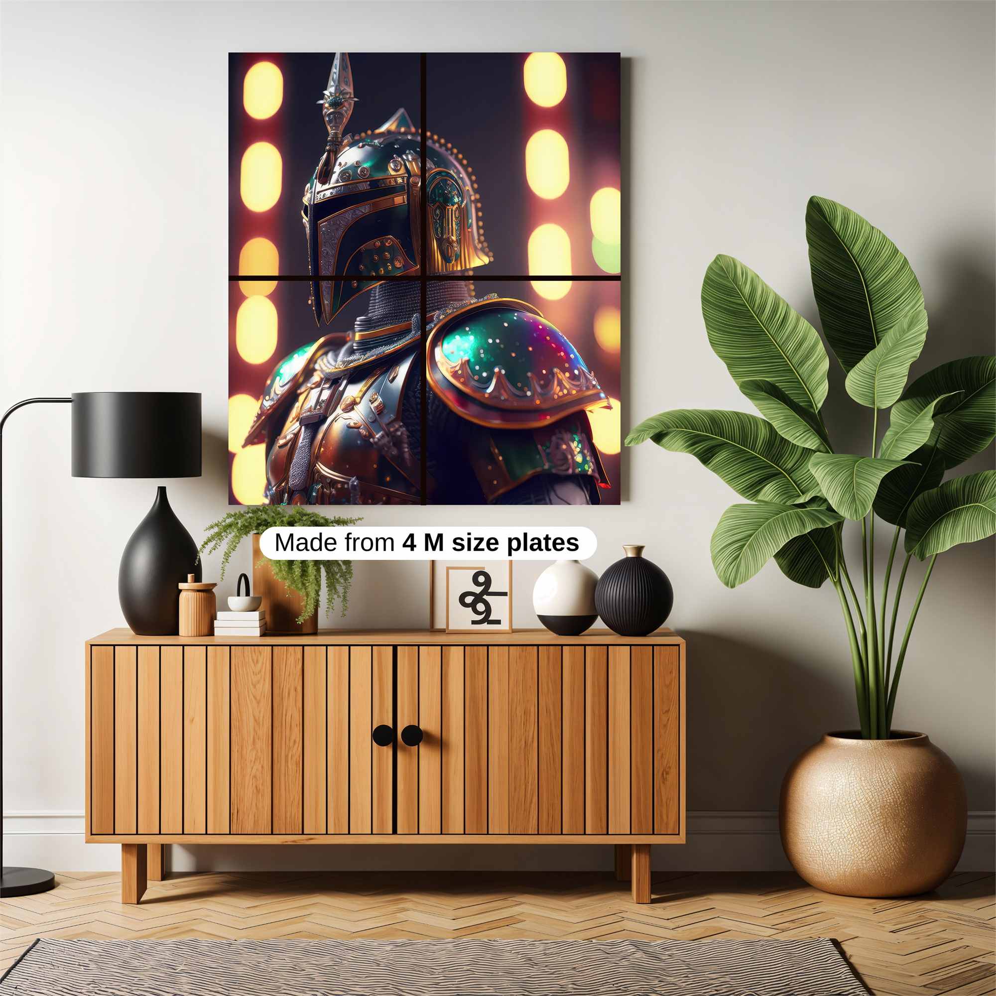 Mandalorian Carnival Safe Wall Magnetic / M