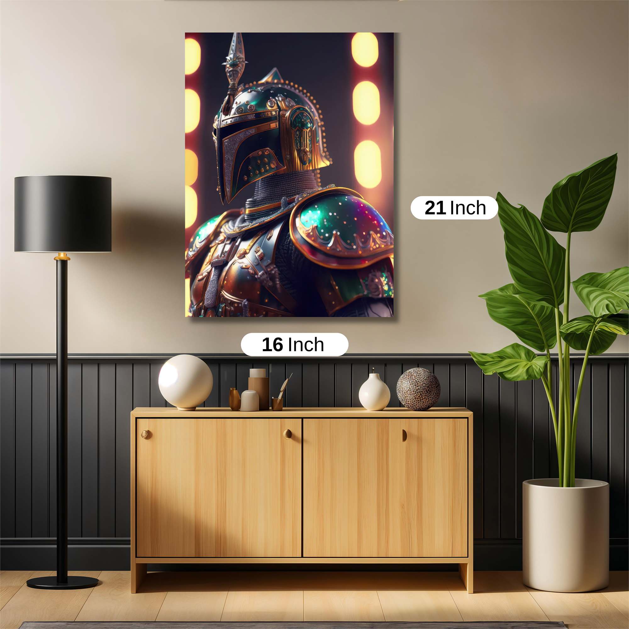 Mandalorian Carnival Safe Wall Magnetic / M