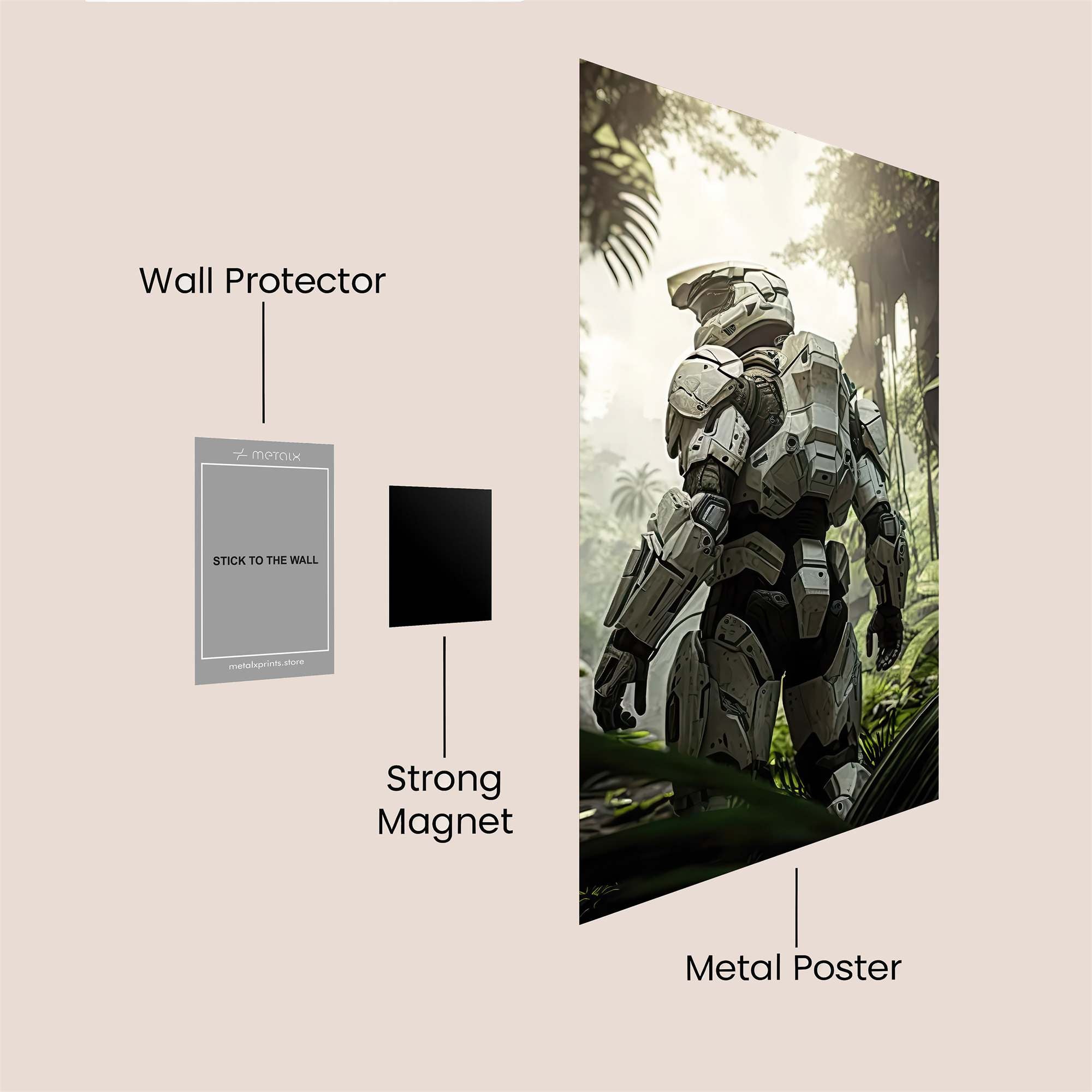 Spartan Serenity Safe Wall Magnetic / M