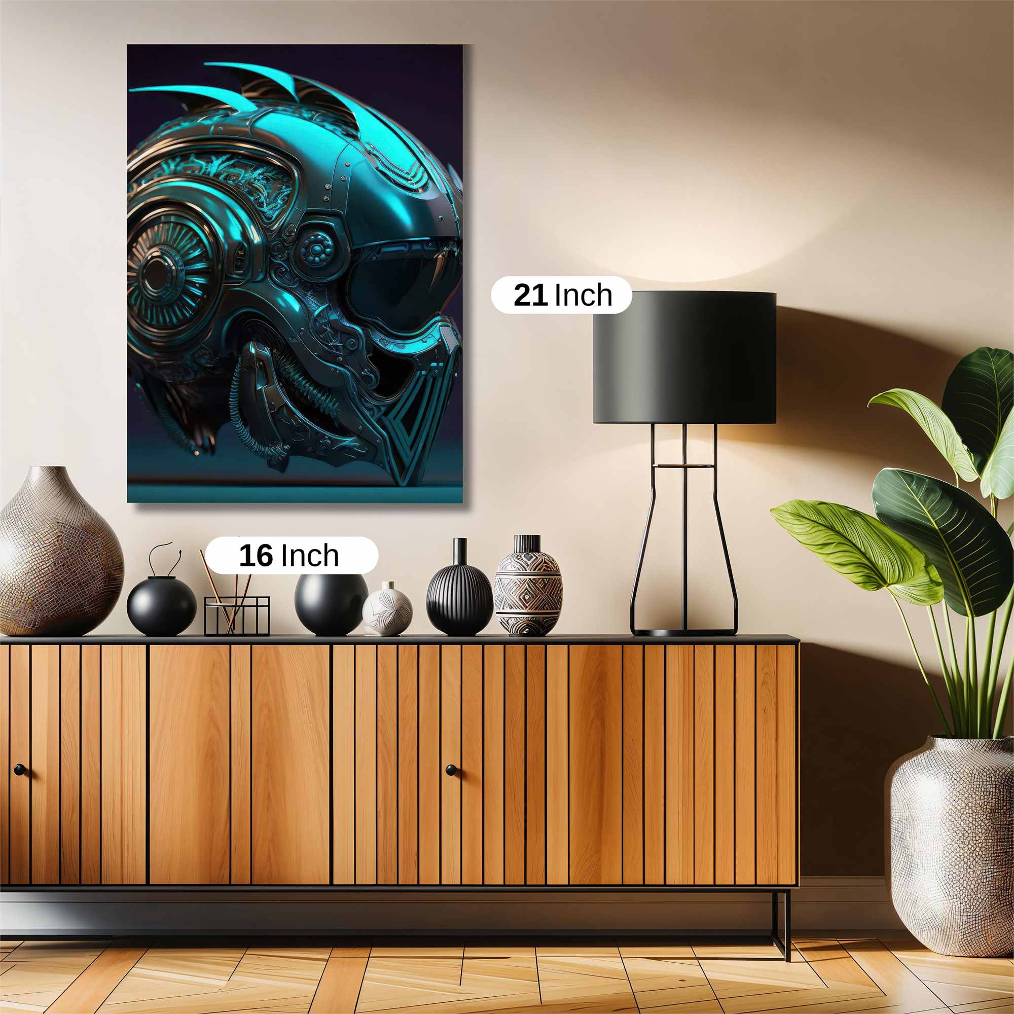 Cyber Serenity Safe Wall Magnetic / M