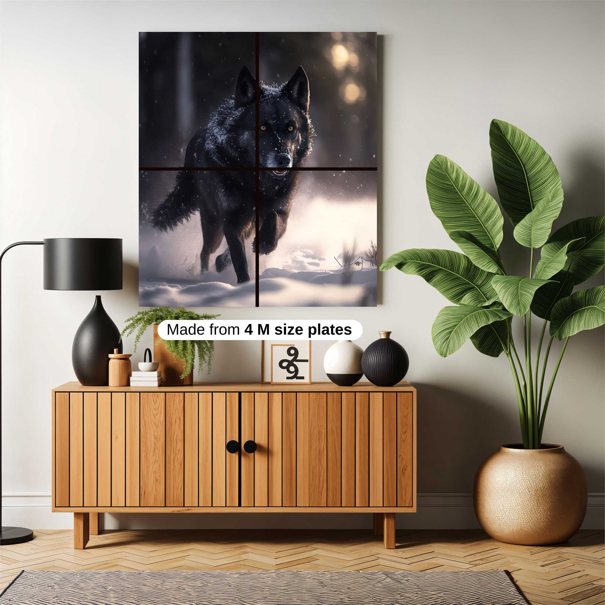 Wolf Majesty Safe Wall Magnetic / M
