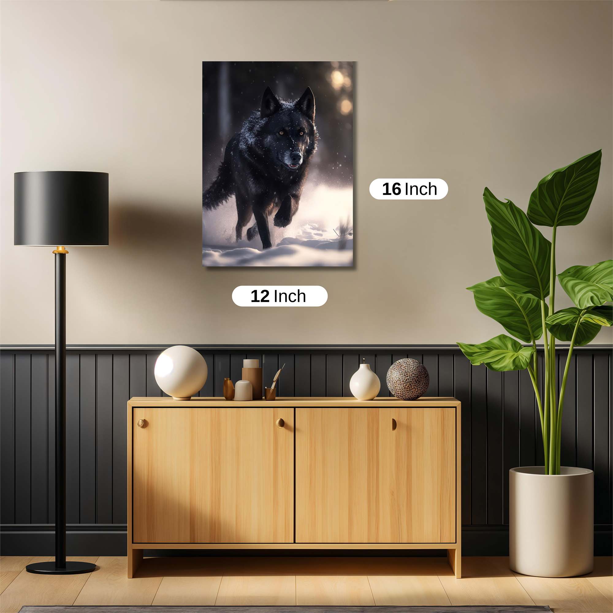 Wolf Majesty Safe Wall Magnetic / M