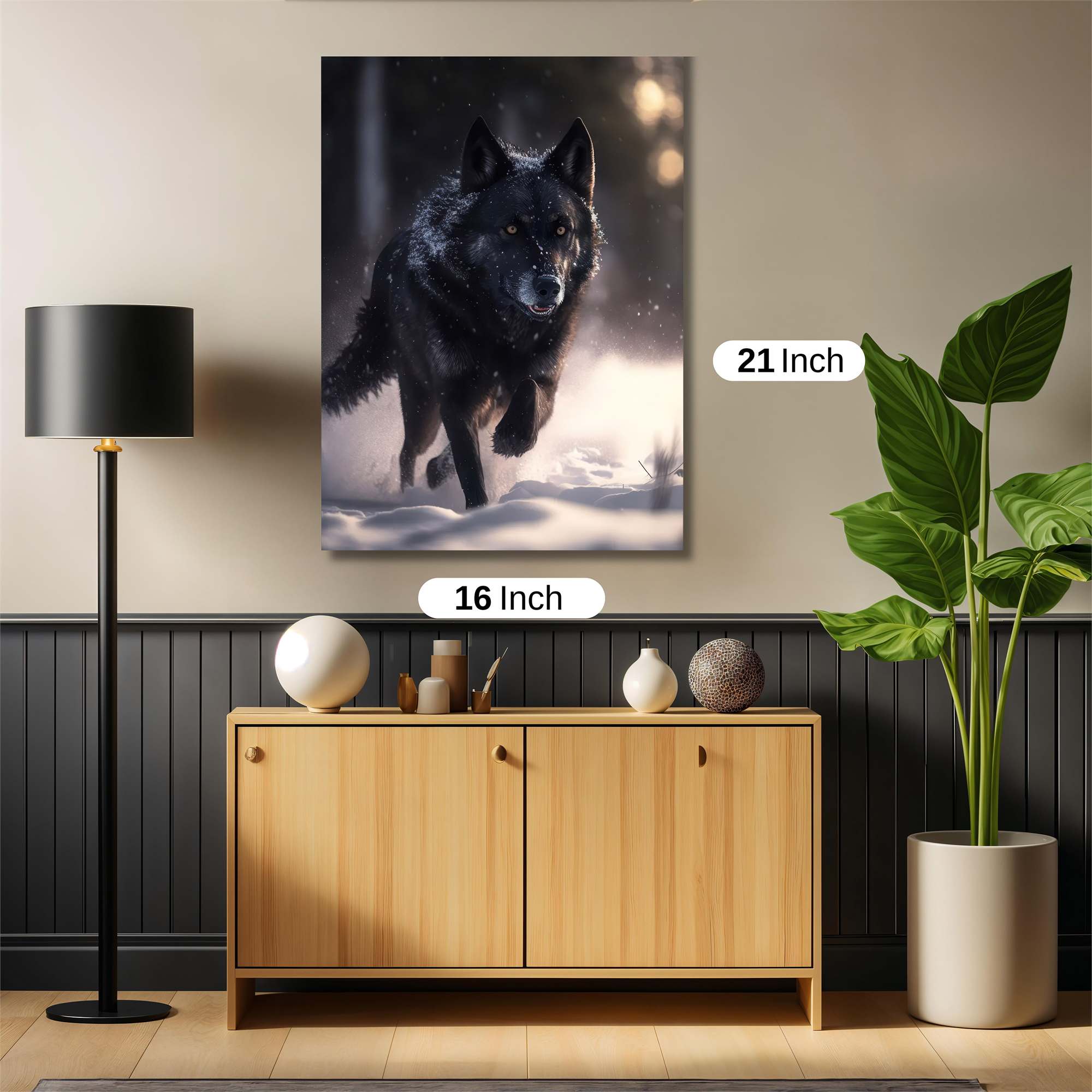 Wolf Majesty Safe Wall Magnetic / M