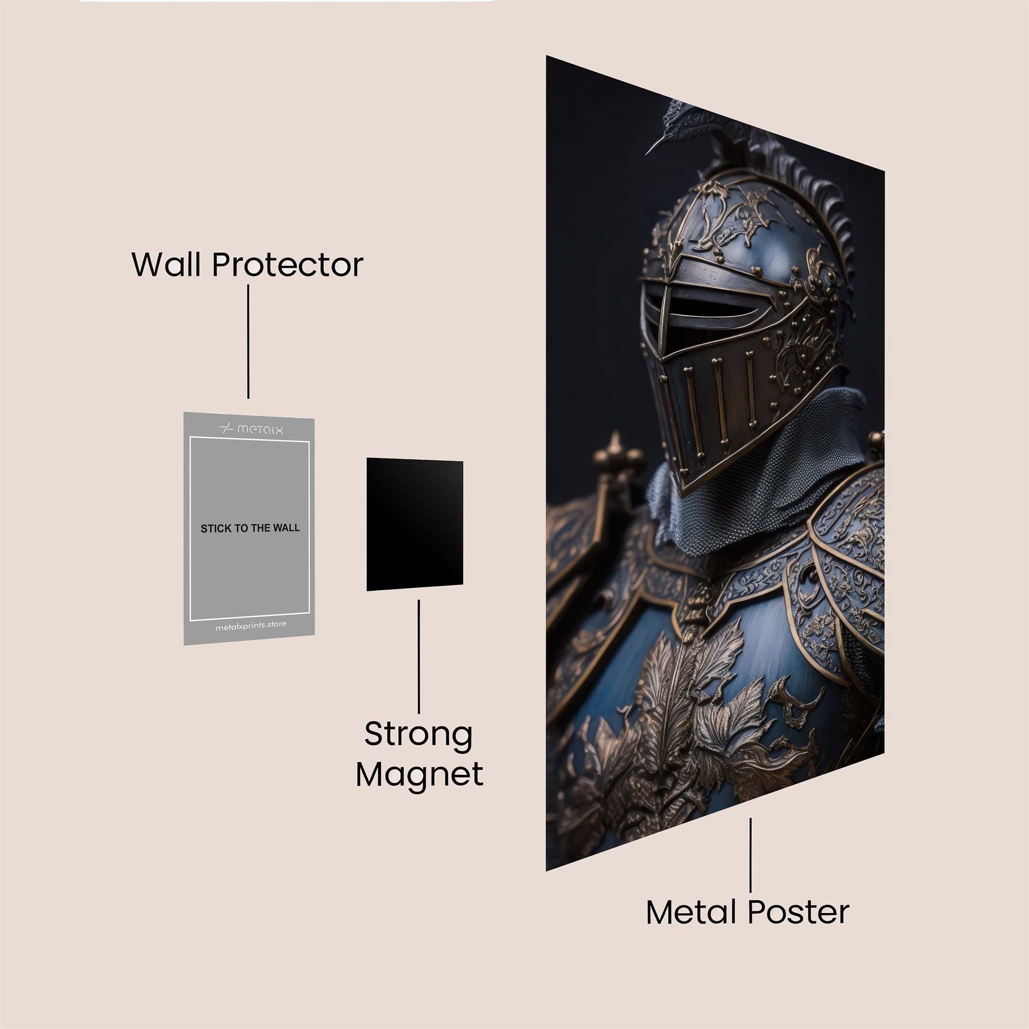 Knight Regal Safe Wall Magnetic / M