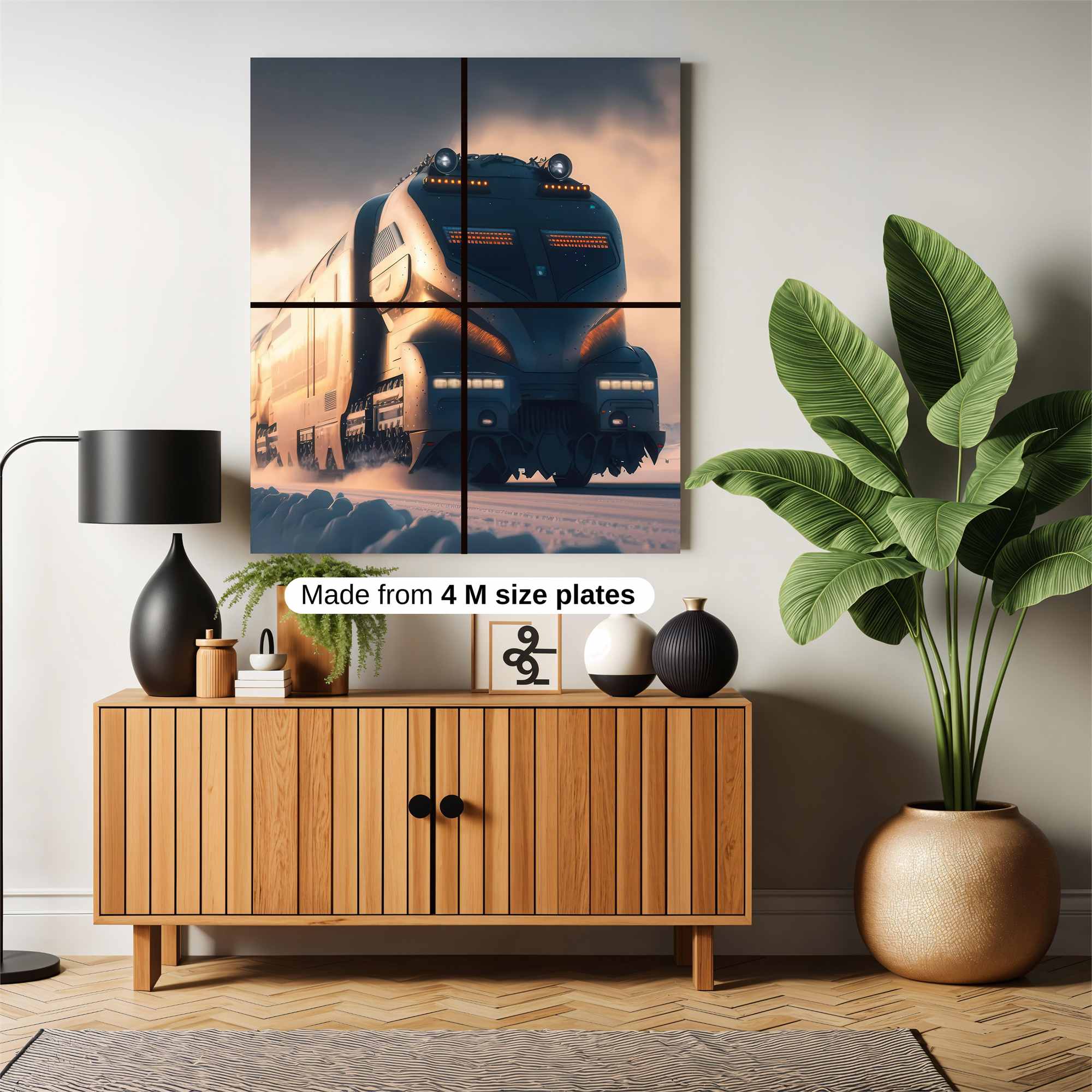 Futuristic Odyssey Safe Wall Magnetic / M