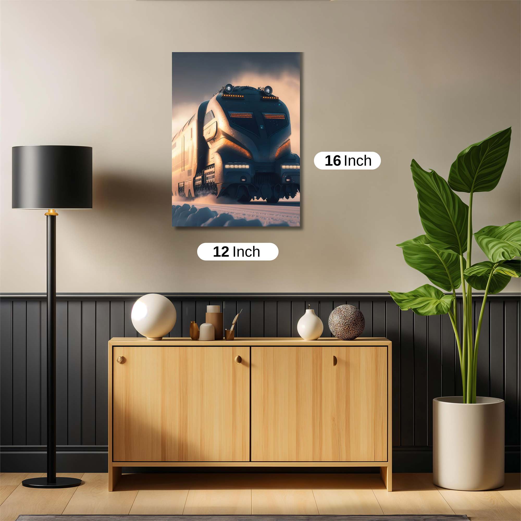 Futuristic Odyssey Safe Wall Magnetic / M