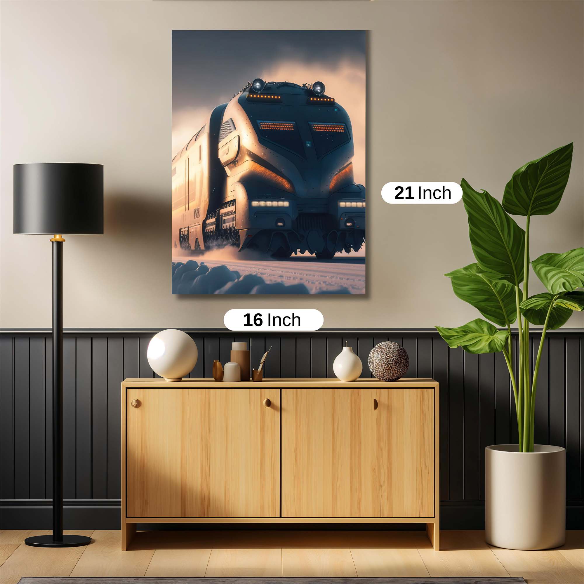 Futuristic Odyssey Safe Wall Magnetic / M