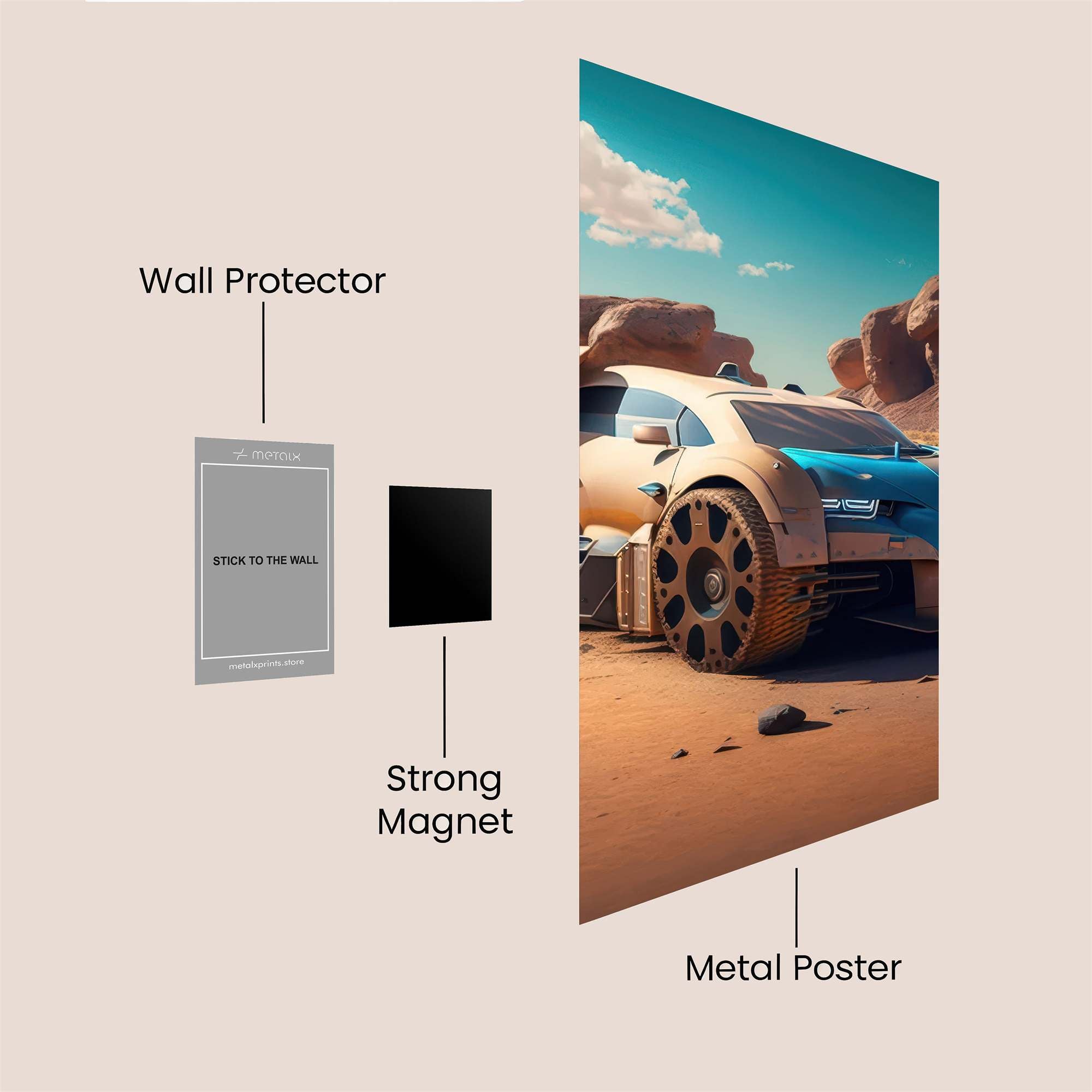 Bugatti Odyssey Safe Wall Magnetic / M