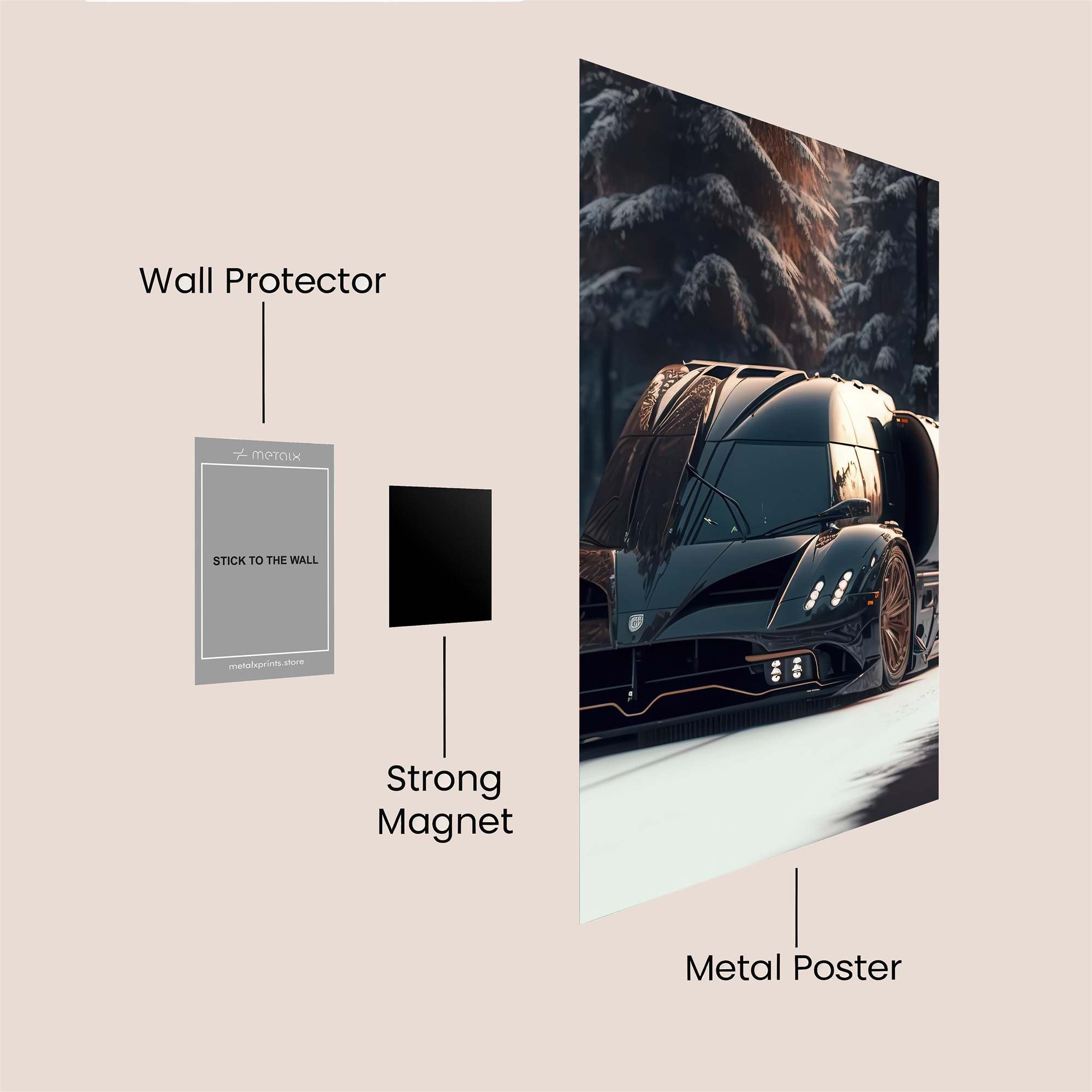Cyber Beast Safe Wall Magnetic / M