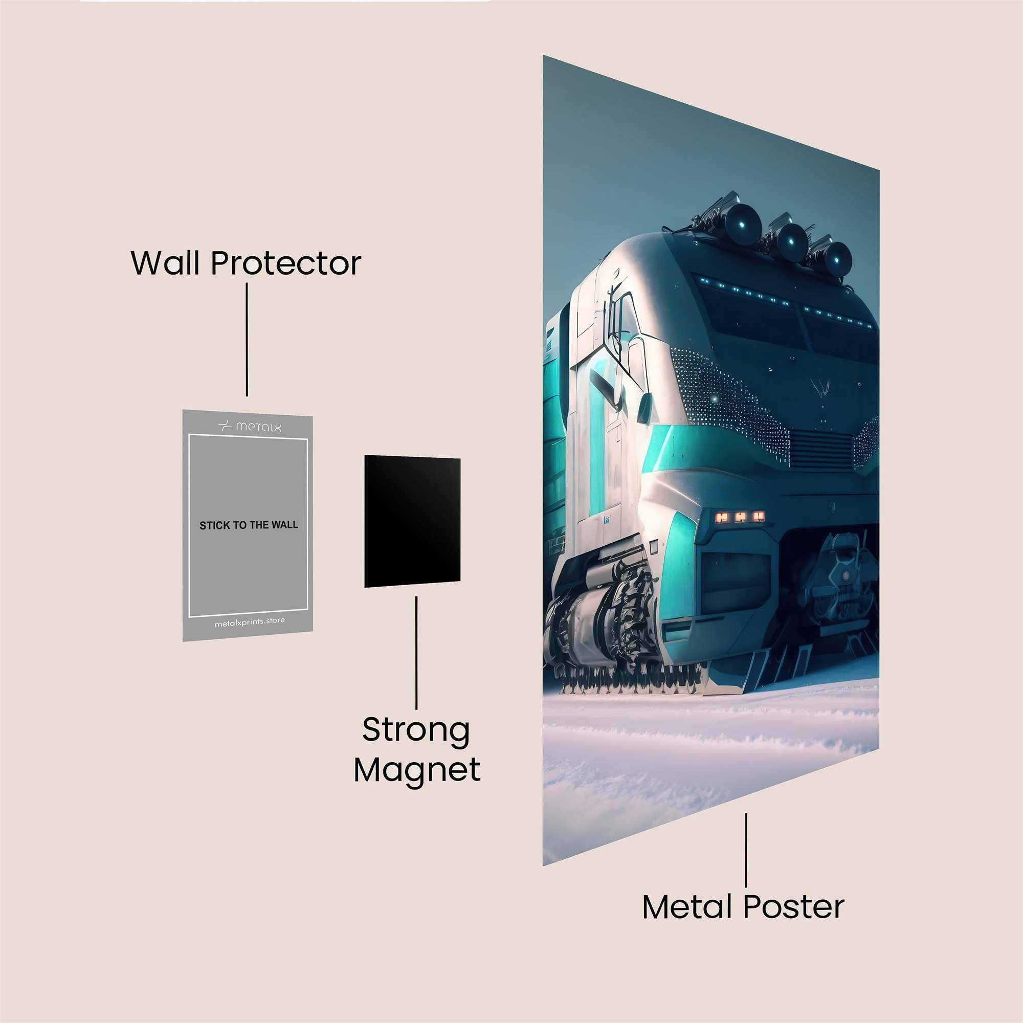 SnowPioneer Safe Wall Magnetic / M